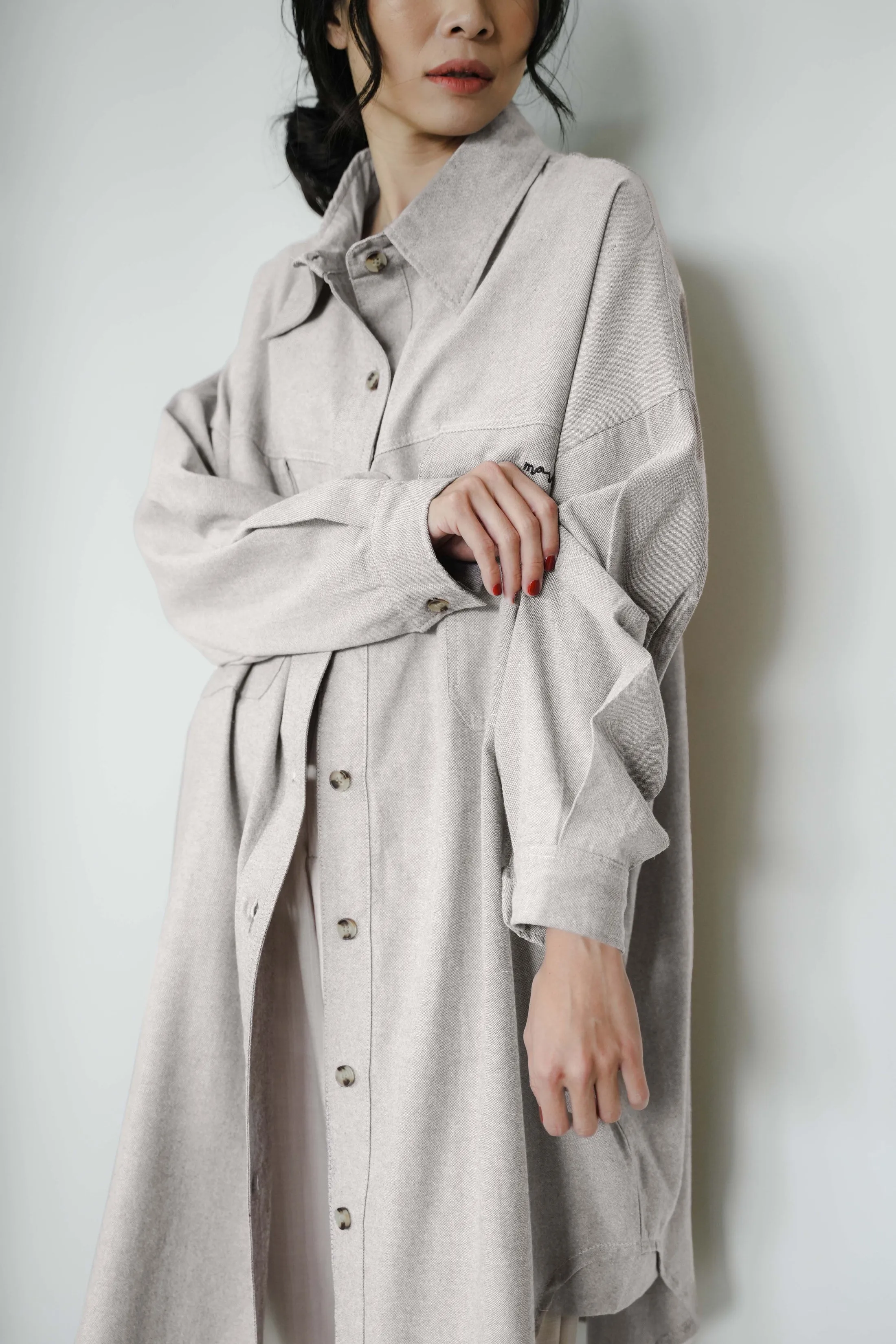 ETERNELLE SHIRTDRESS FOR HER IN SANDSTORM
