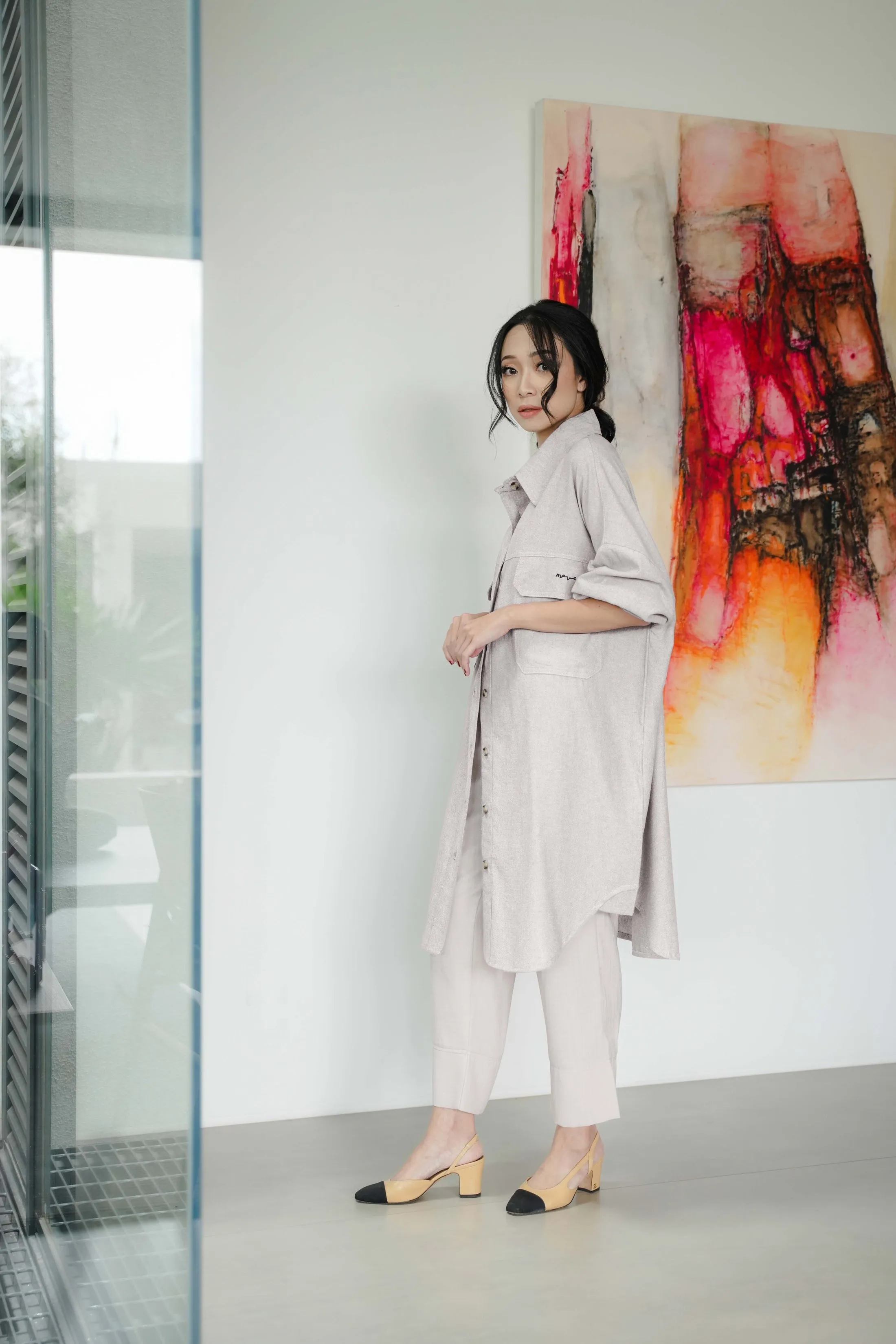 ETERNELLE SHIRTDRESS FOR HER IN SANDSTORM