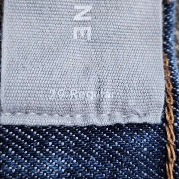 Everlane Cheeky Jeans Medium Rise Dark Wash Pants Cutoff Raw Hem Pants Womens 29