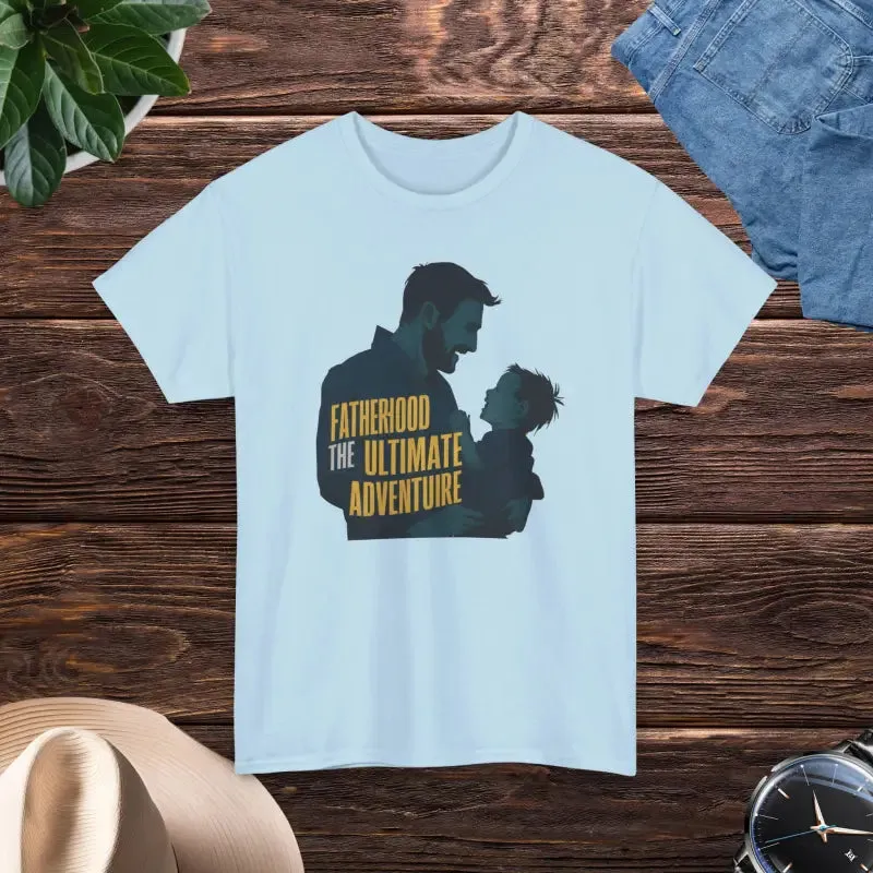 Fathers Day Heavy Cotton Tee Celebrating Dad Life