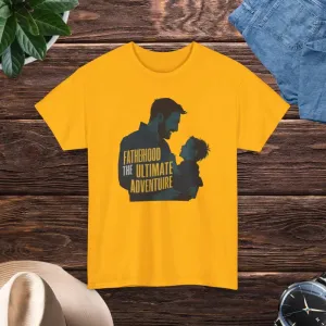 Fathers Day Heavy Cotton Tee Celebrating Dad Life