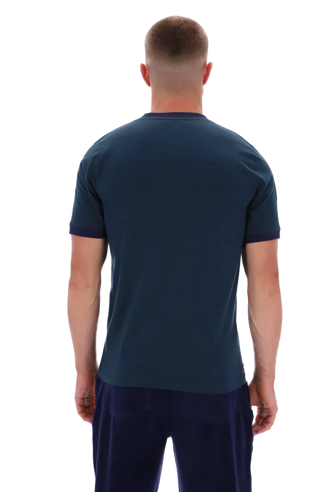 Fila Marconi Ringer T-Shirt Dark Teal/Navy