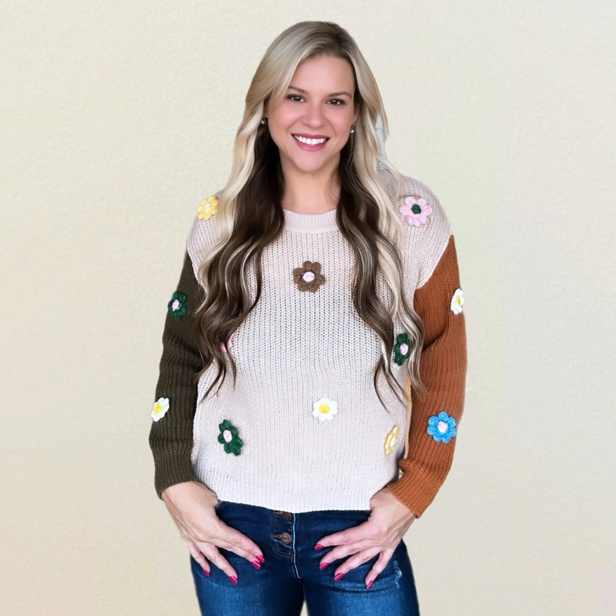 Floral Fusion Sweater