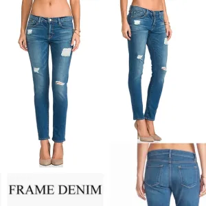 Frame Denim Le Garçon Jeans LGJ6540 Dunnmore Size 25