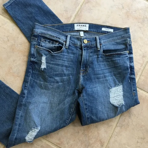 Frame Denim Le Garçon Jeans LGJ6540 Dunnmore Size 25