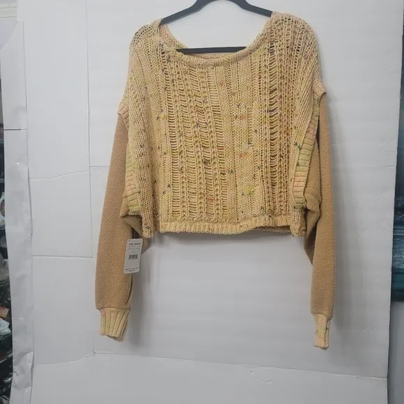Free People Honeycomb Combo Sweater