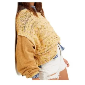 Free People Honeycomb Combo Sweater