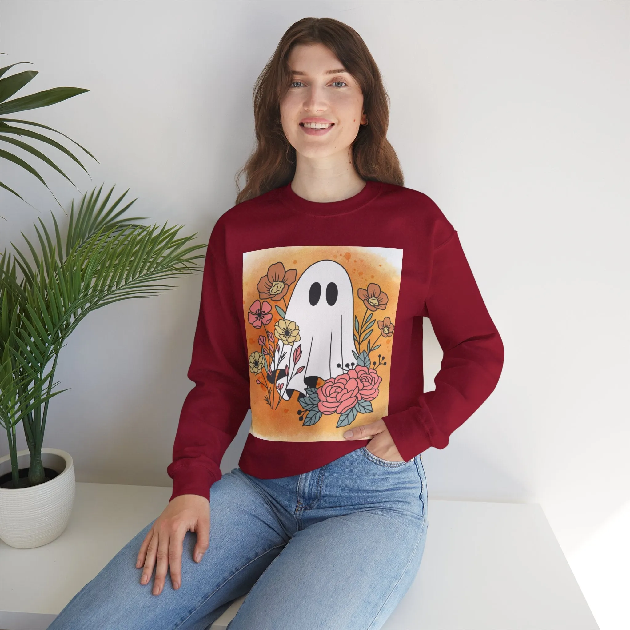 Ghosty Unisex Heavy Blend™ Crewneck Sweatshirt