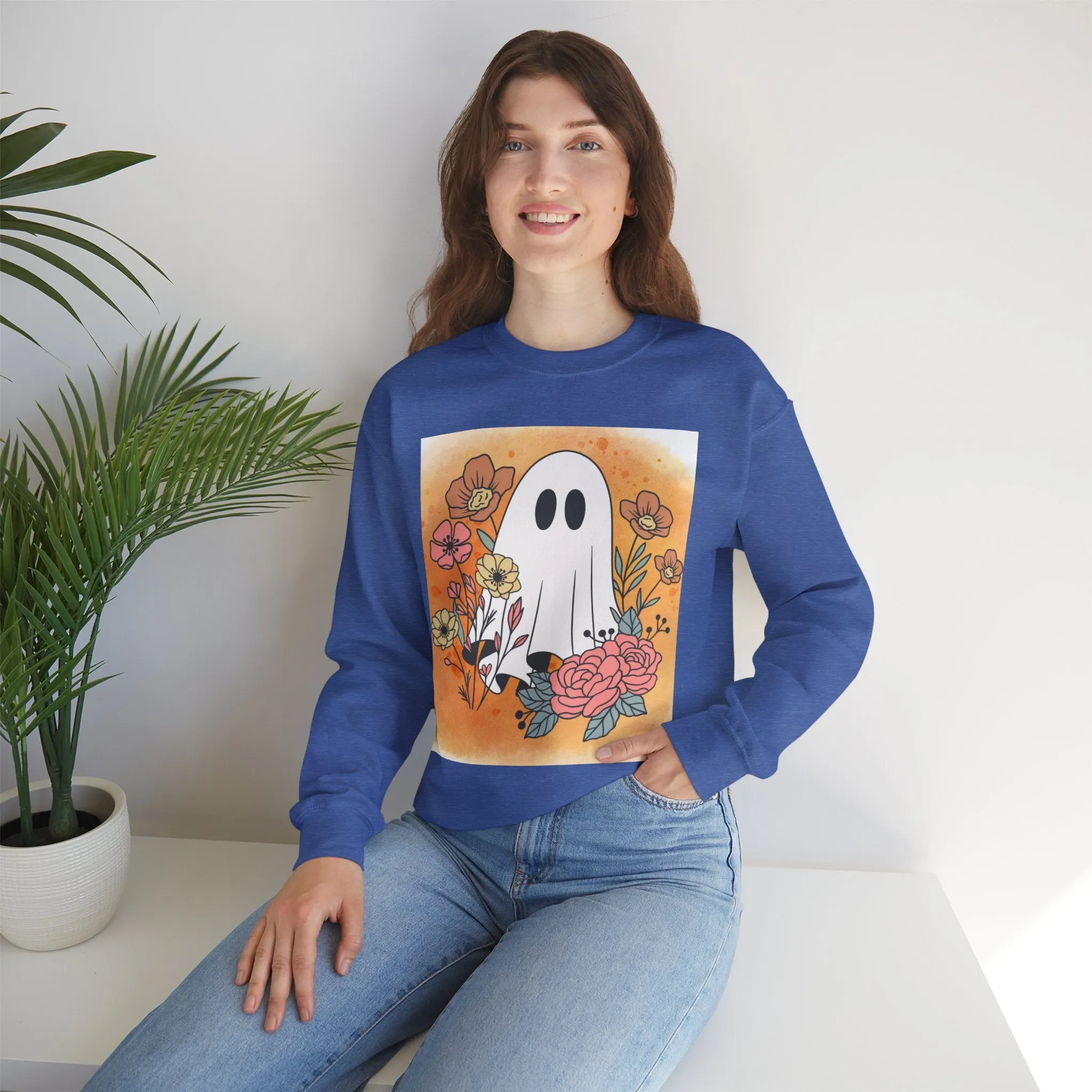 Ghosty Unisex Heavy Blend™ Crewneck Sweatshirt