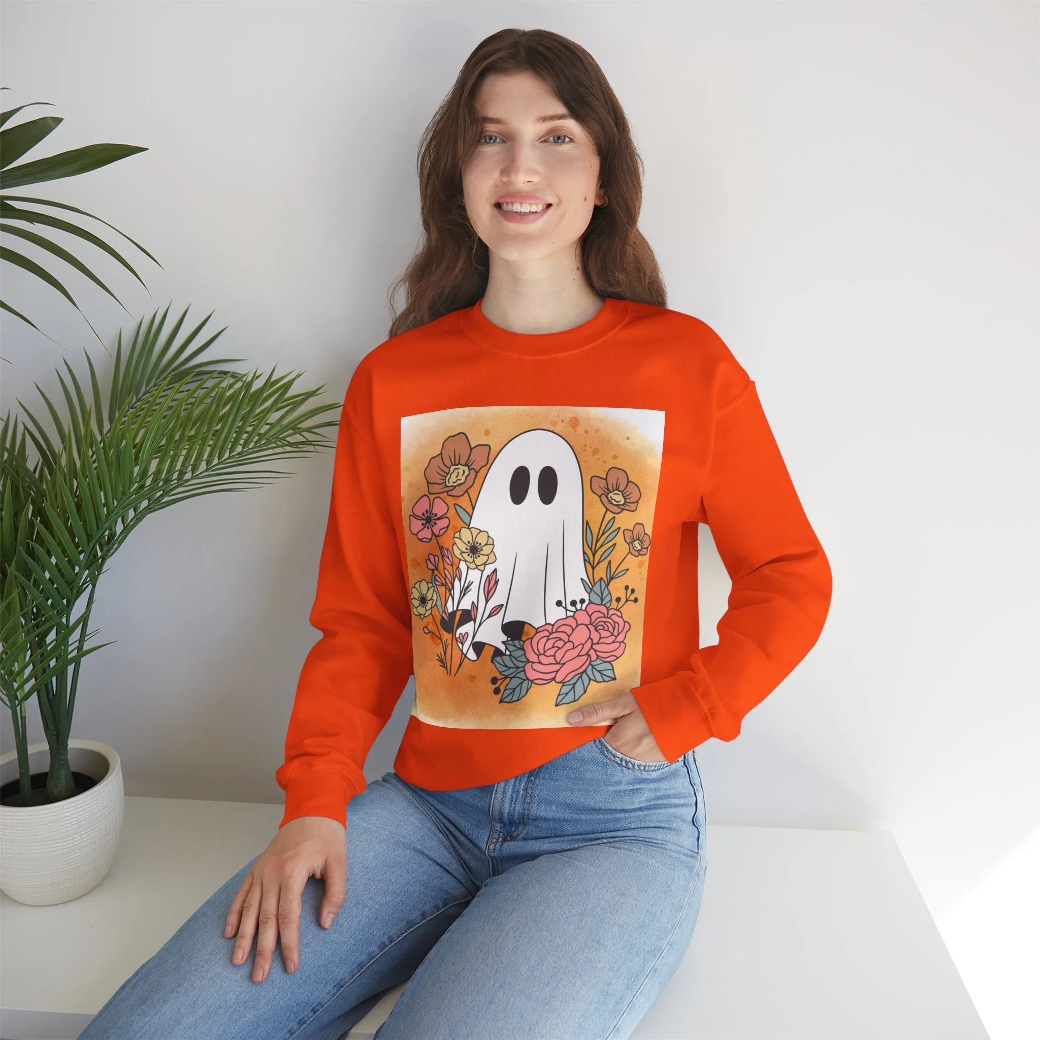 Ghosty Unisex Heavy Blend™ Crewneck Sweatshirt