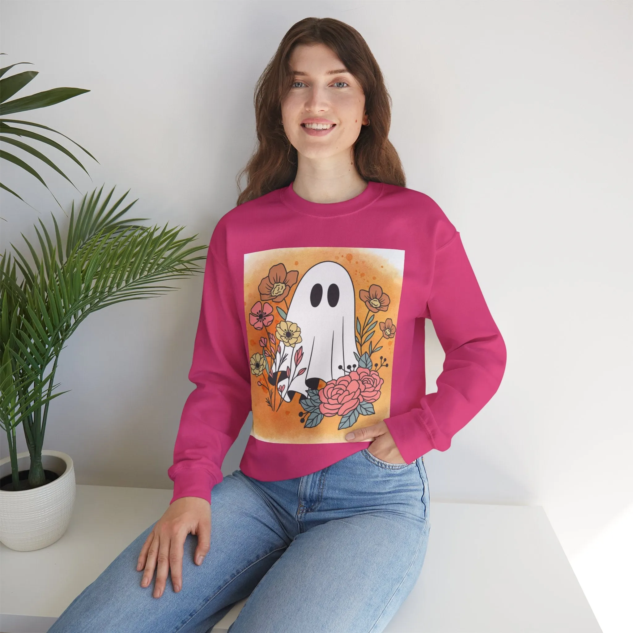 Ghosty Unisex Heavy Blend™ Crewneck Sweatshirt