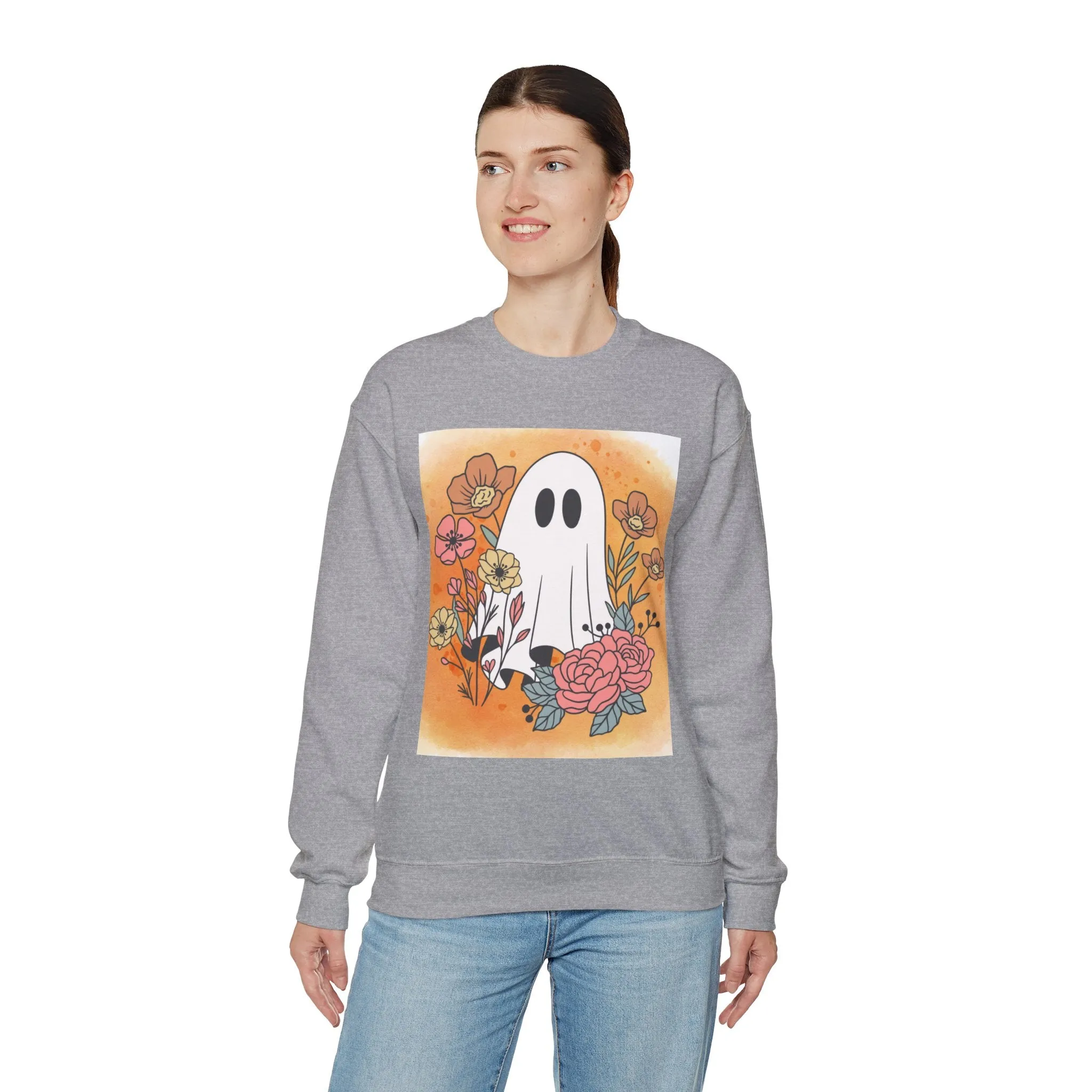 Ghosty Unisex Heavy Blend™ Crewneck Sweatshirt