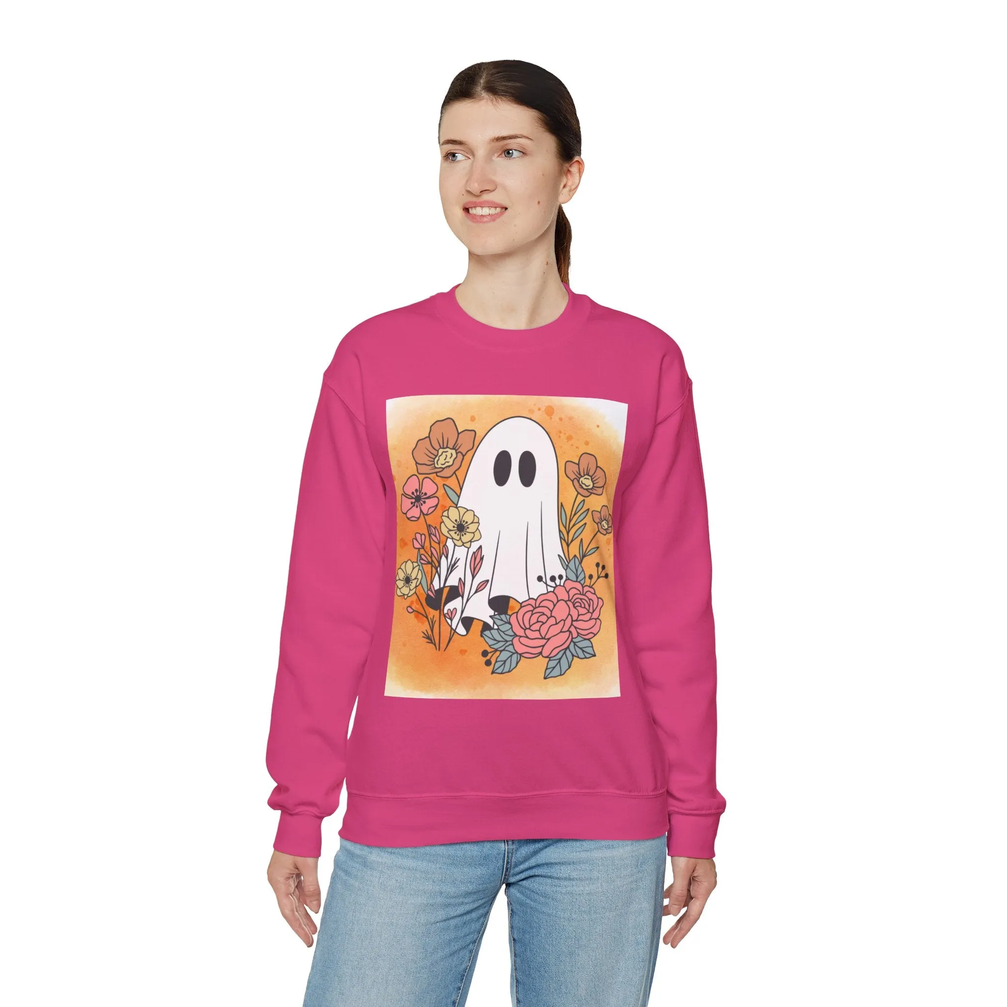 Ghosty Unisex Heavy Blend™ Crewneck Sweatshirt