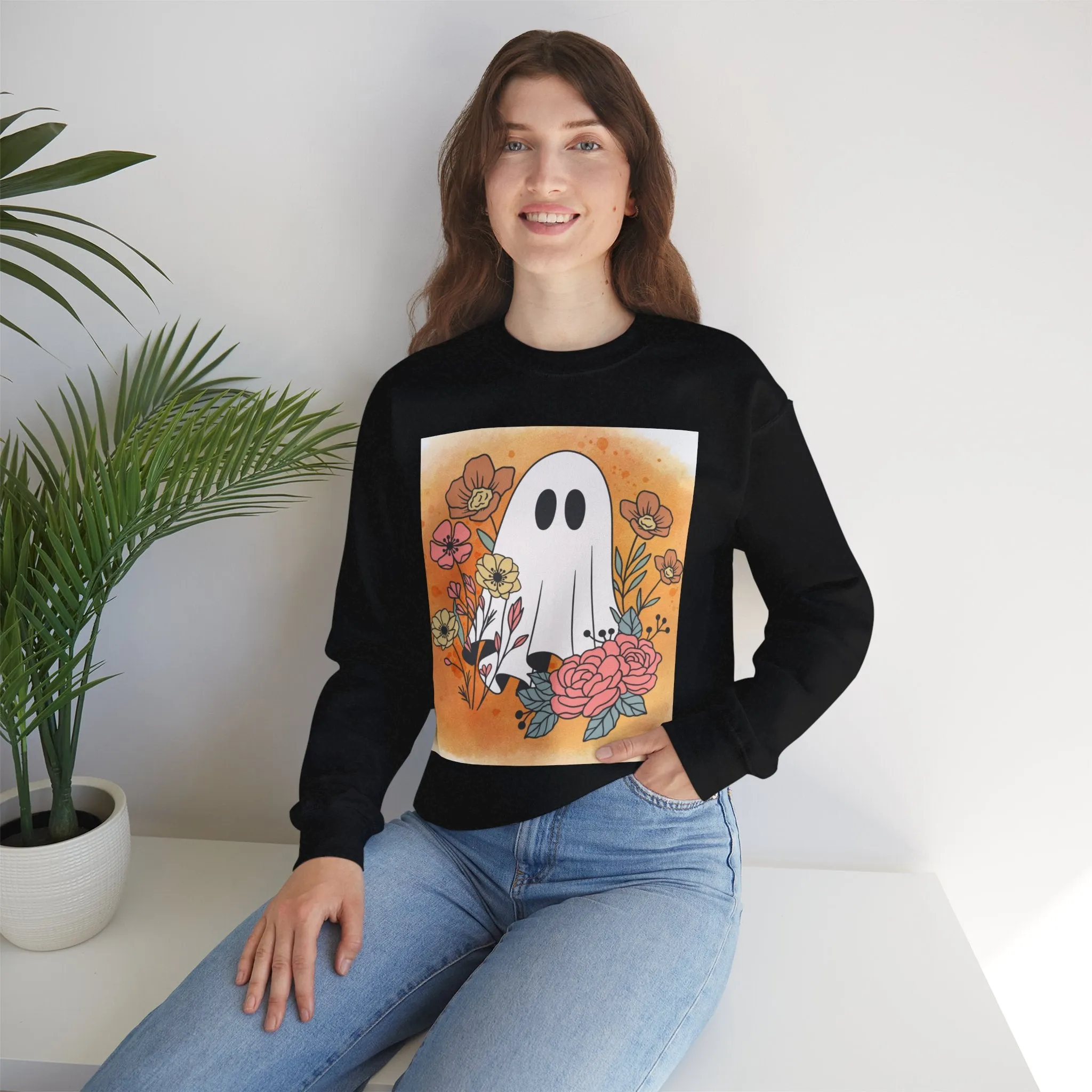 Ghosty Unisex Heavy Blend™ Crewneck Sweatshirt