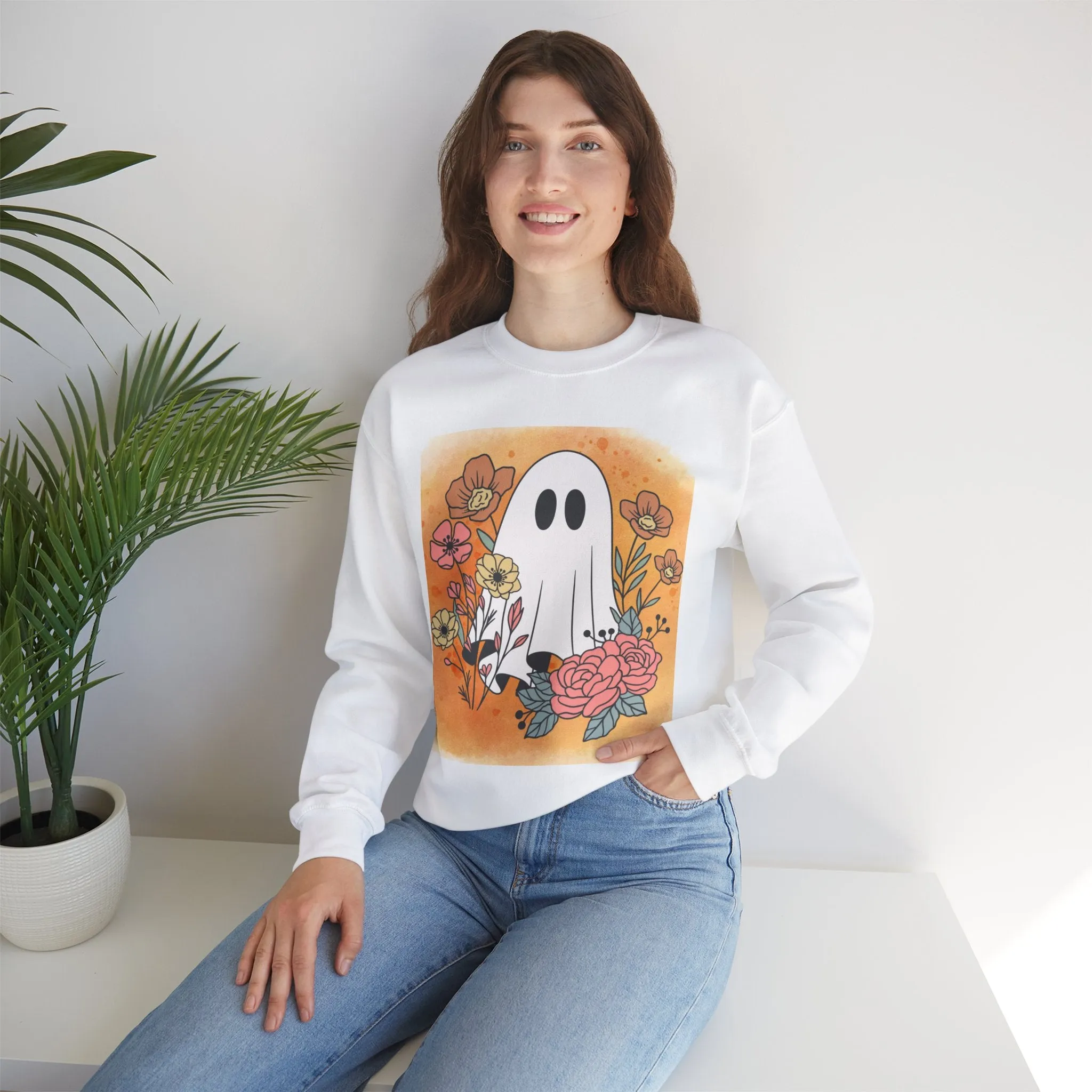 Ghosty Unisex Heavy Blend™ Crewneck Sweatshirt