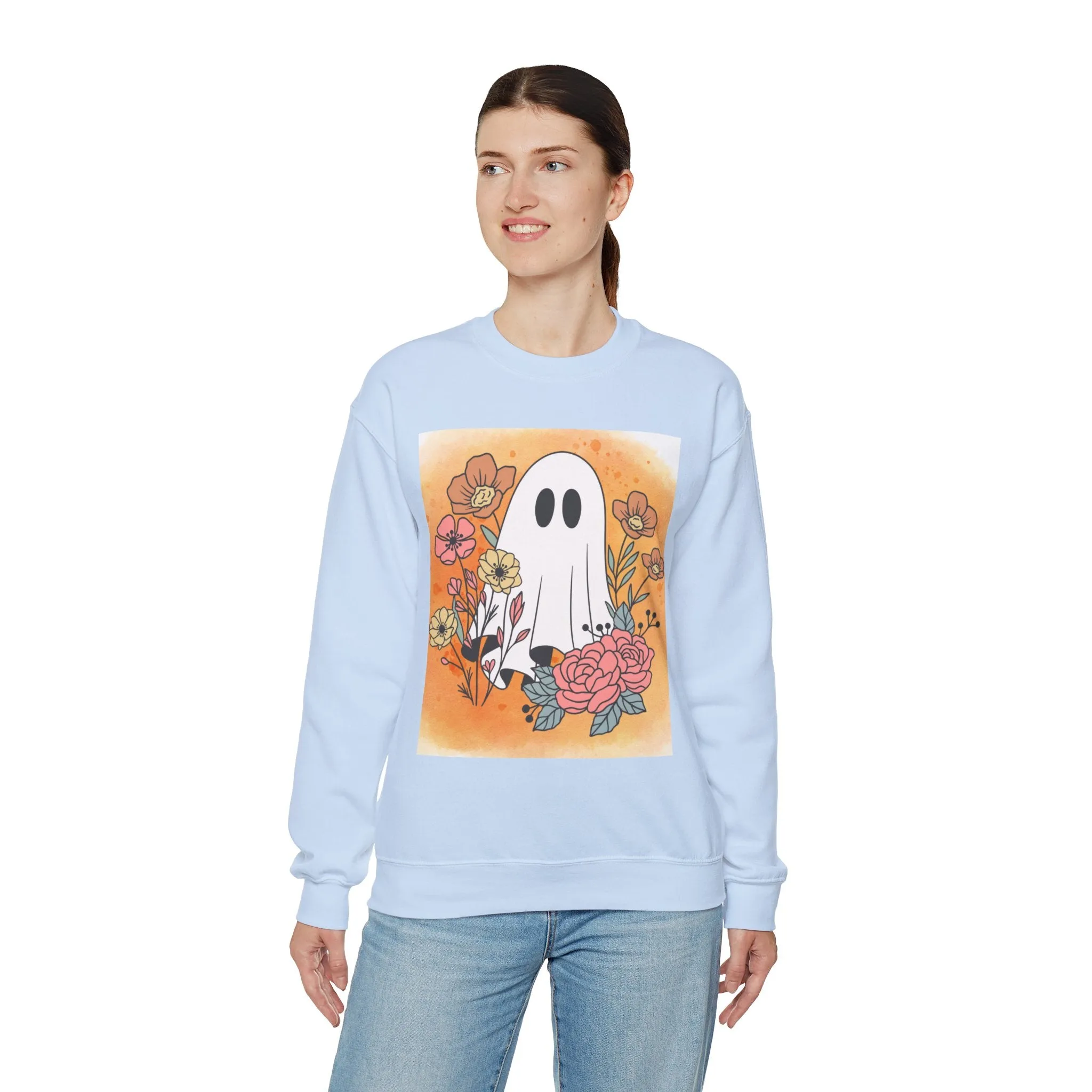Ghosty Unisex Heavy Blend™ Crewneck Sweatshirt