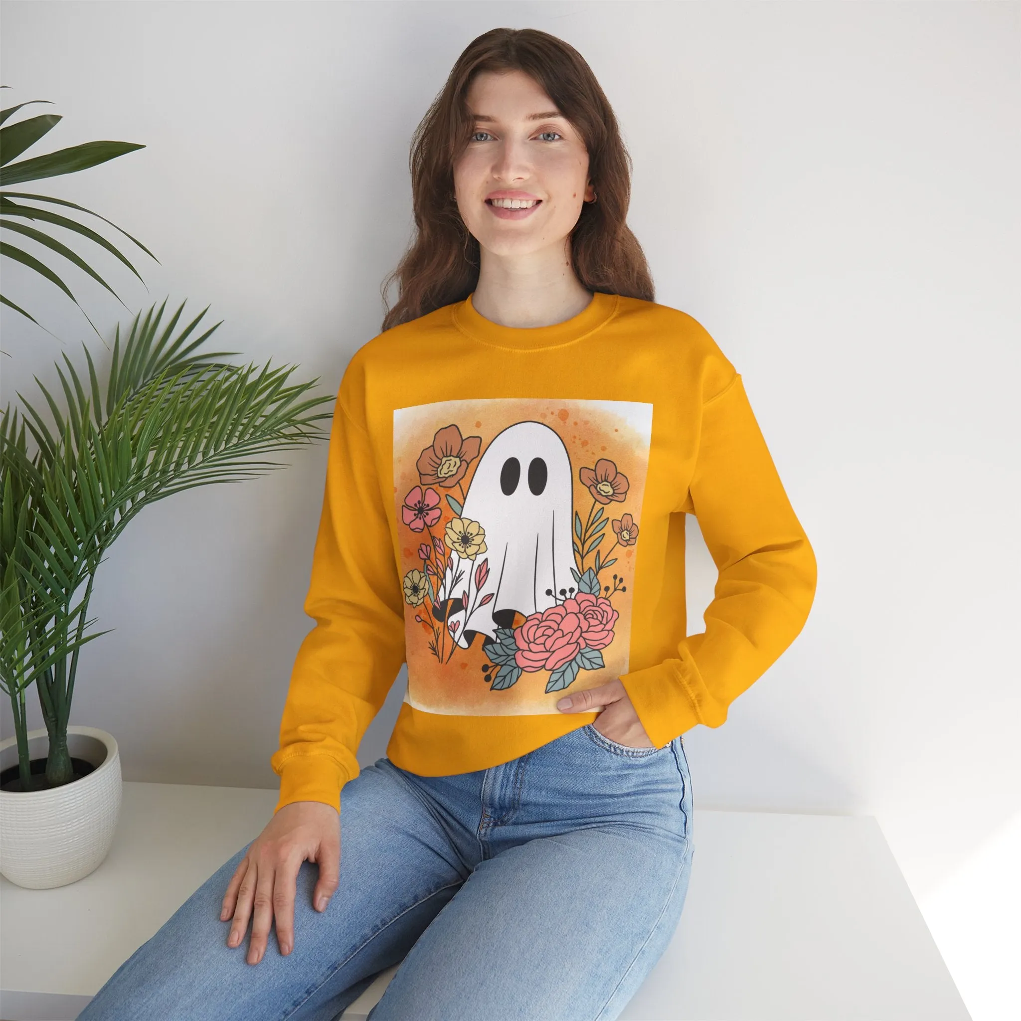Ghosty Unisex Heavy Blend™ Crewneck Sweatshirt