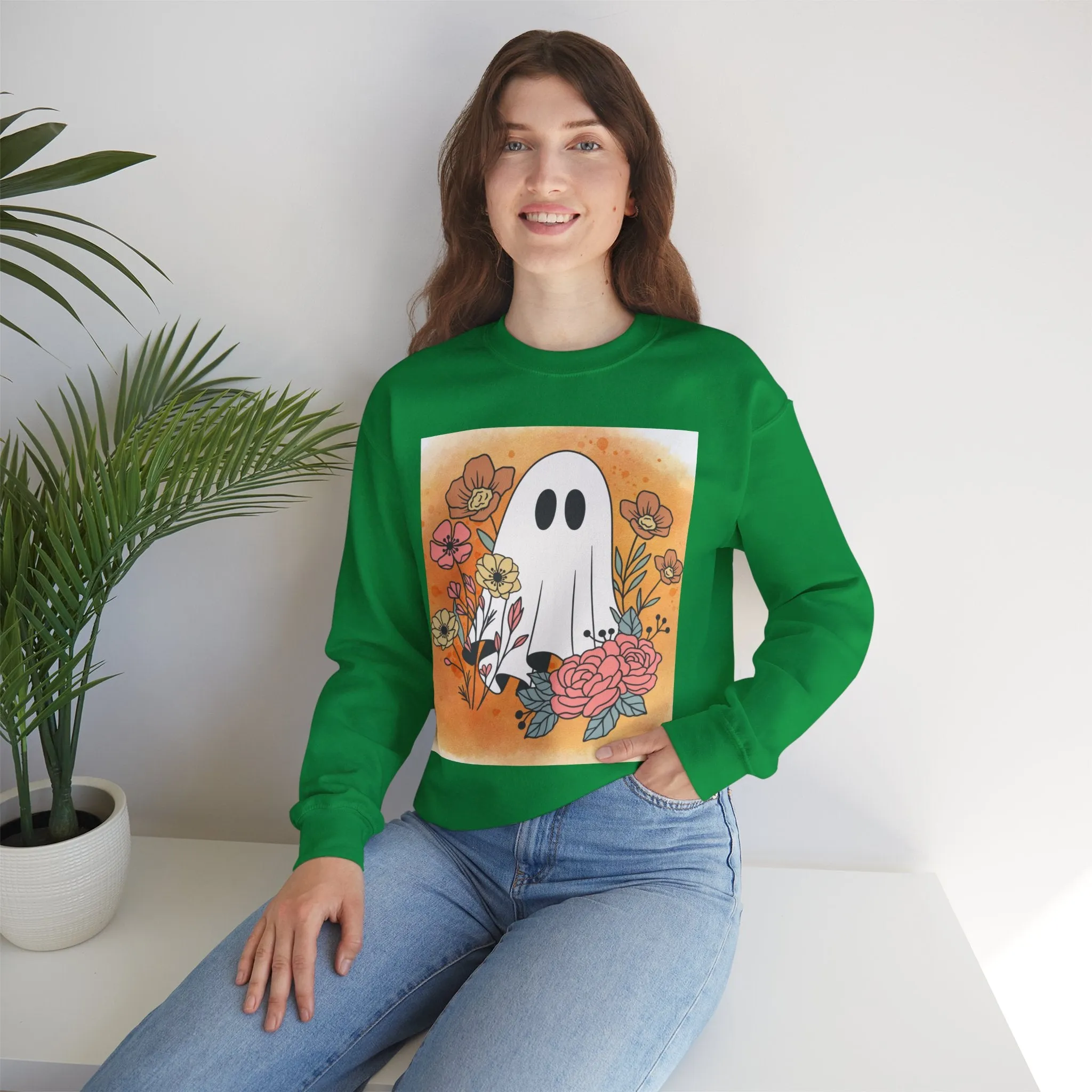 Ghosty Unisex Heavy Blend™ Crewneck Sweatshirt