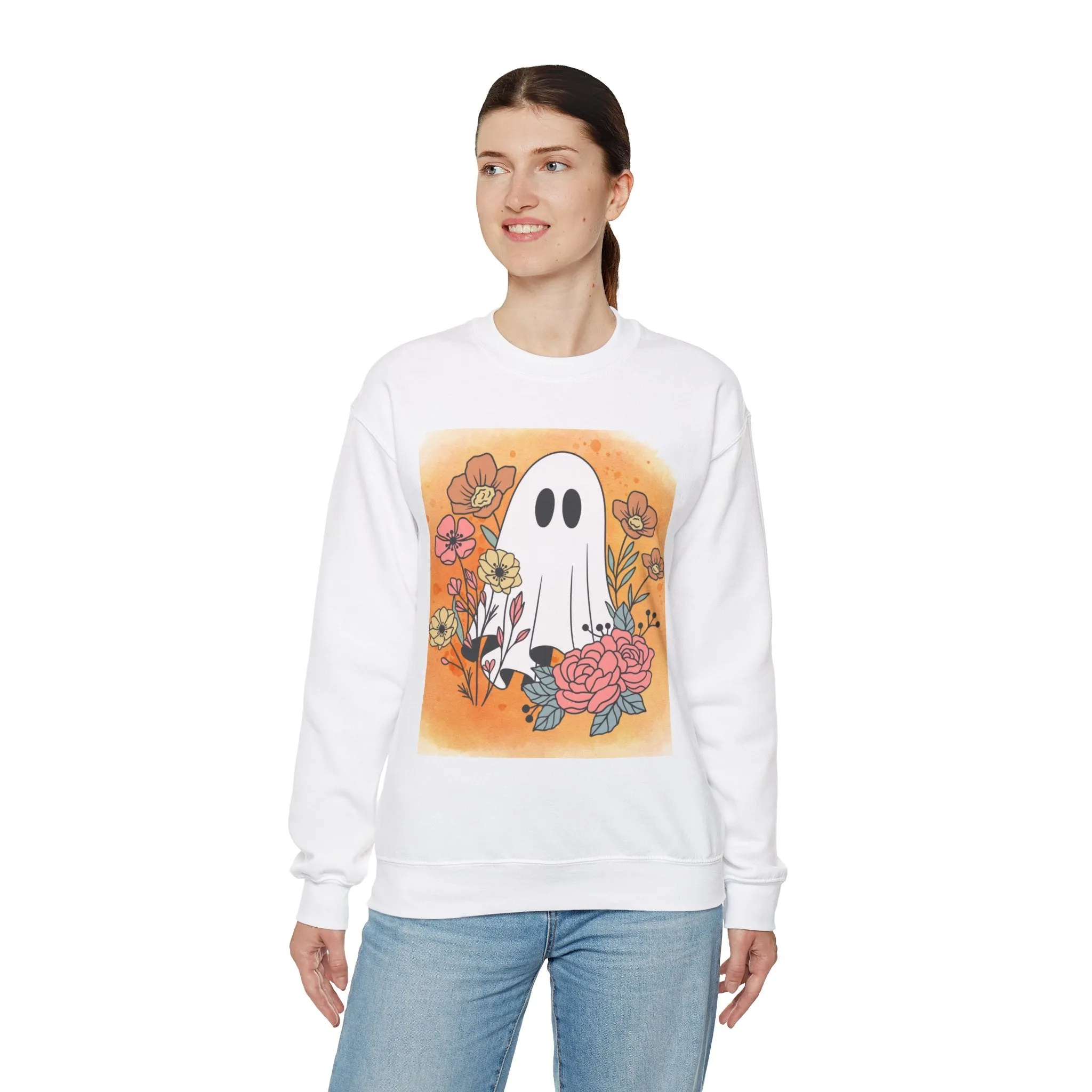 Ghosty Unisex Heavy Blend™ Crewneck Sweatshirt