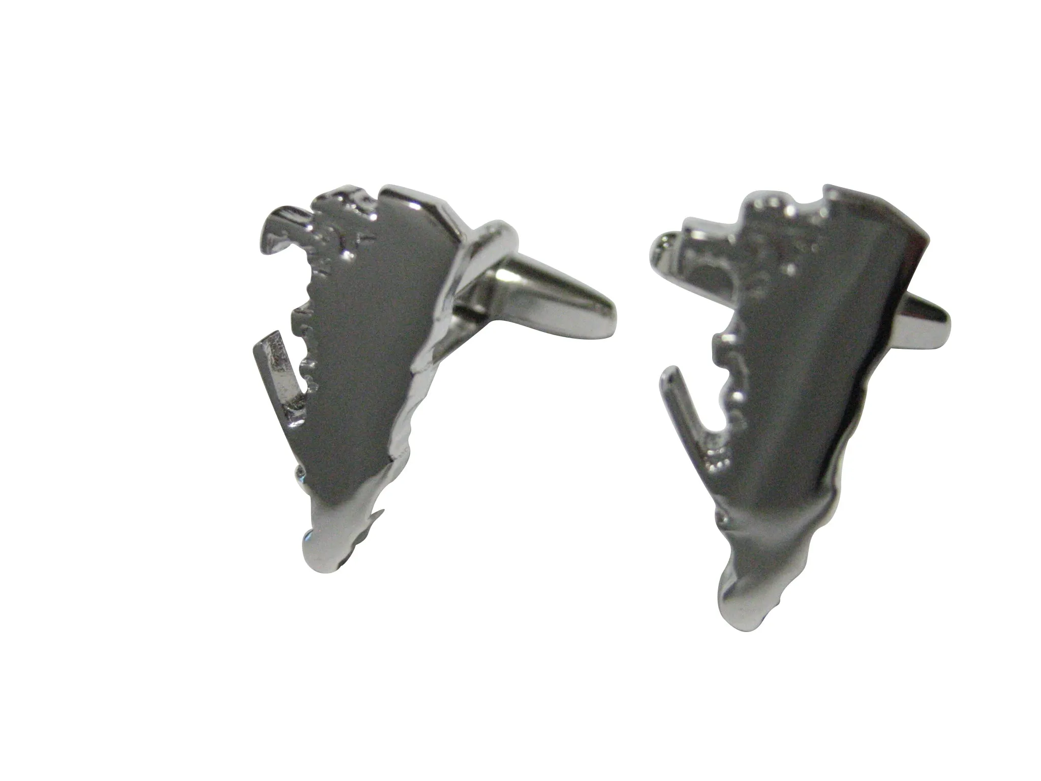 Gibraltar Map Shape Cufflinks