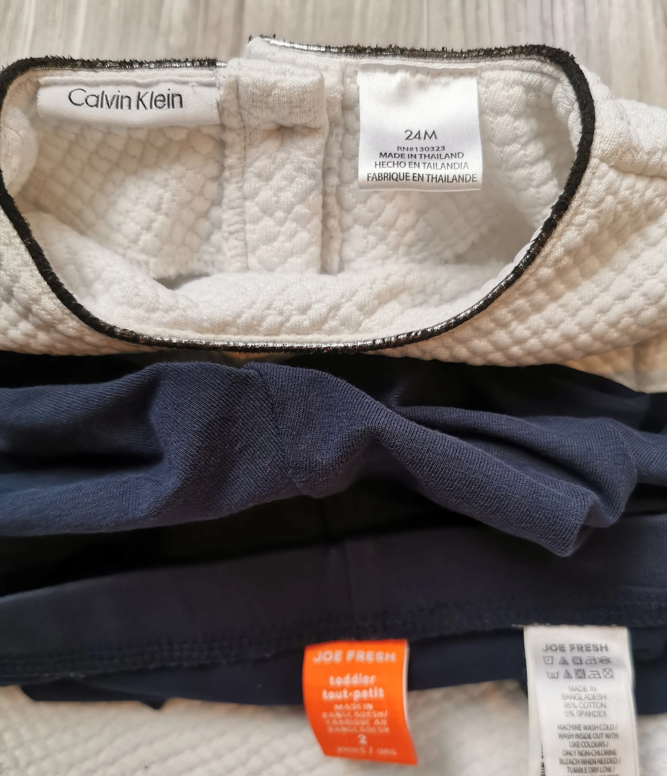 GIRL SIZE 2 YEARS - CALVIN KLEIN / JOE FRESH, 2 Piece Mix N Match Fall Outfit VGUC B16