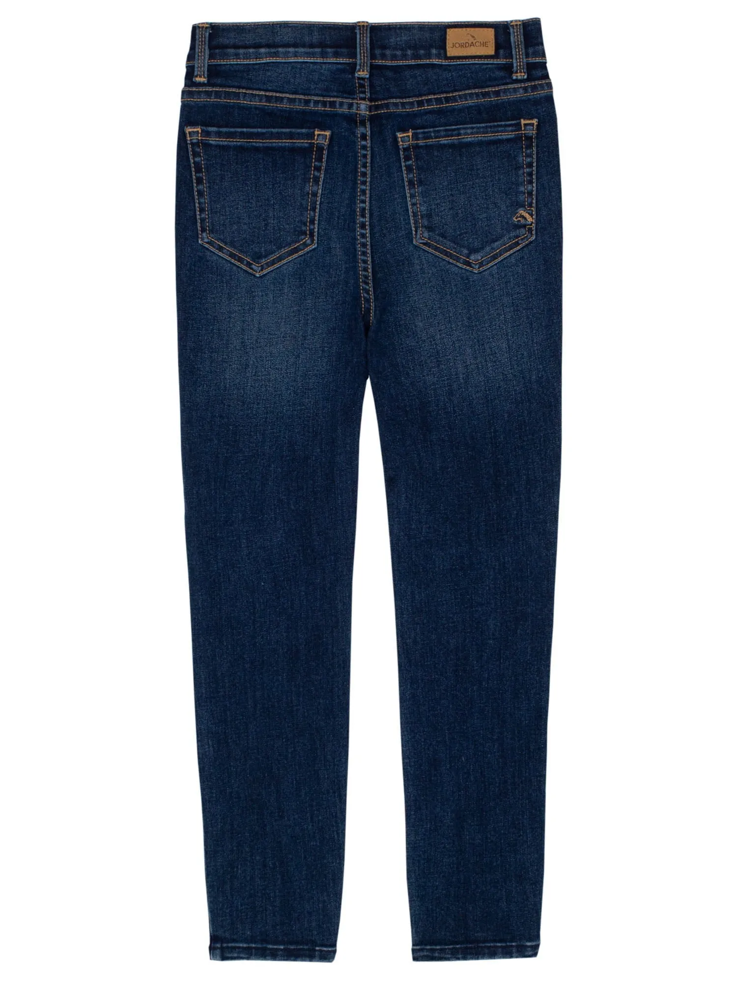 Girls Destructed Ankle Super Skinny Jeans