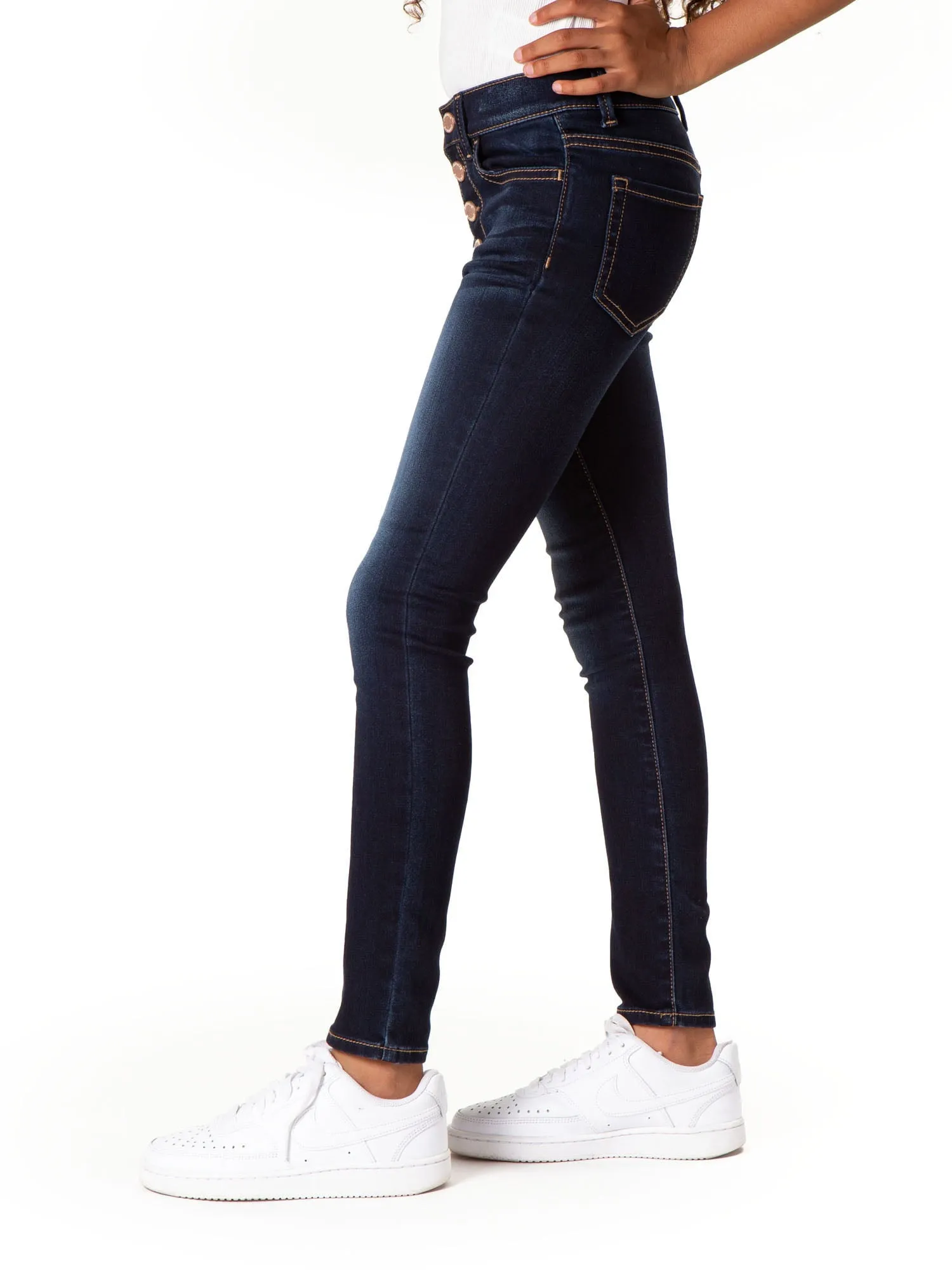 Girls Super Skinny High Rise Jeans