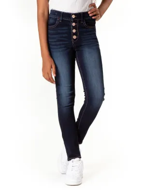 Girls Super Skinny High Rise Jeans