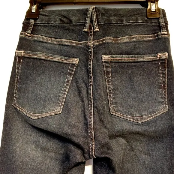 GOOD AMERICAN JEANS   0/25  Good Legs Dark Wash  High rise  Skinny leg  GLC873T