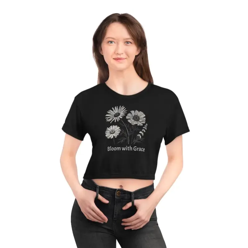 Graceful Wildflower Aop Crop Tee Vibes