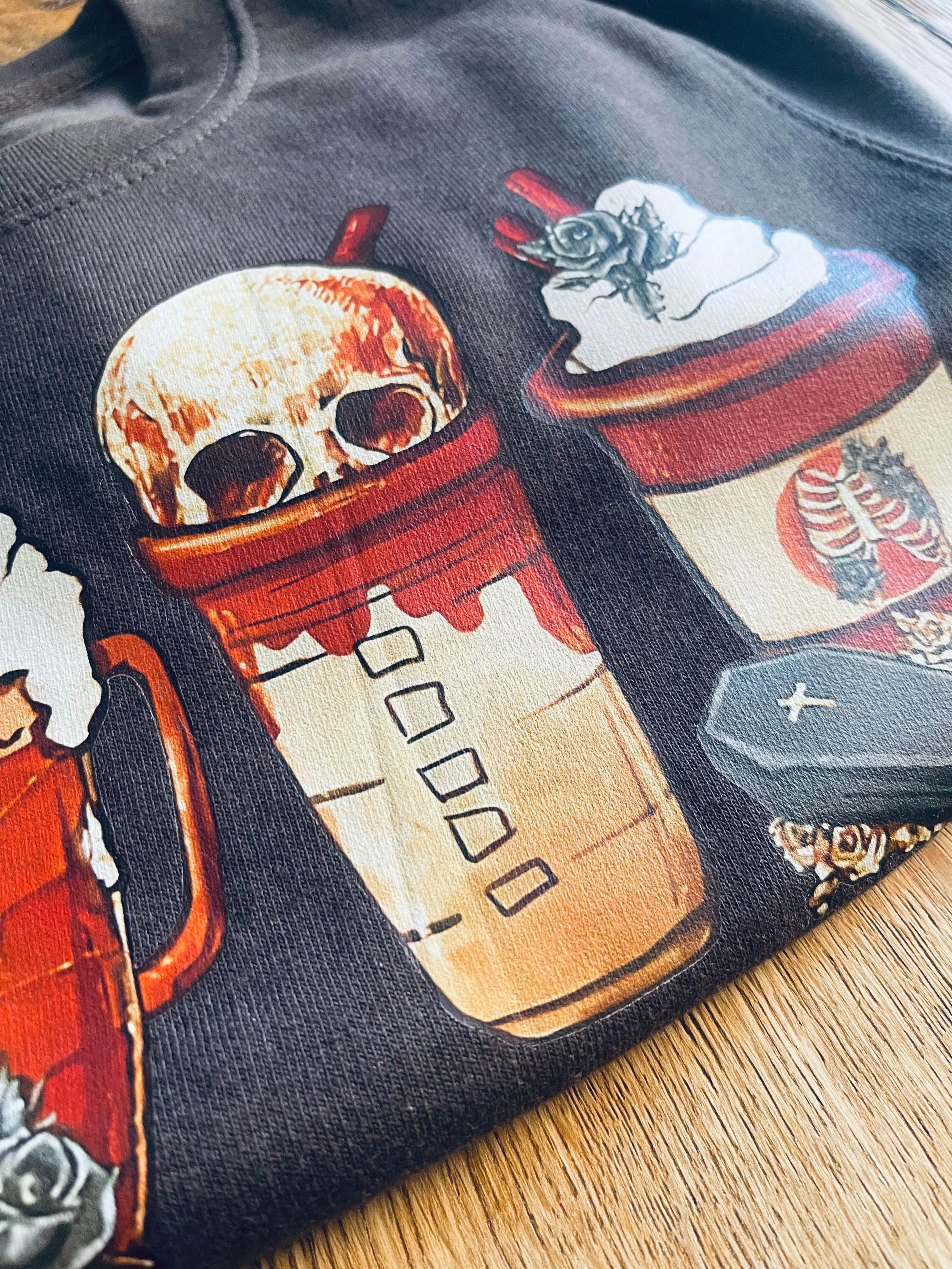 Halloween Coffee Sweater - 3-4 Years