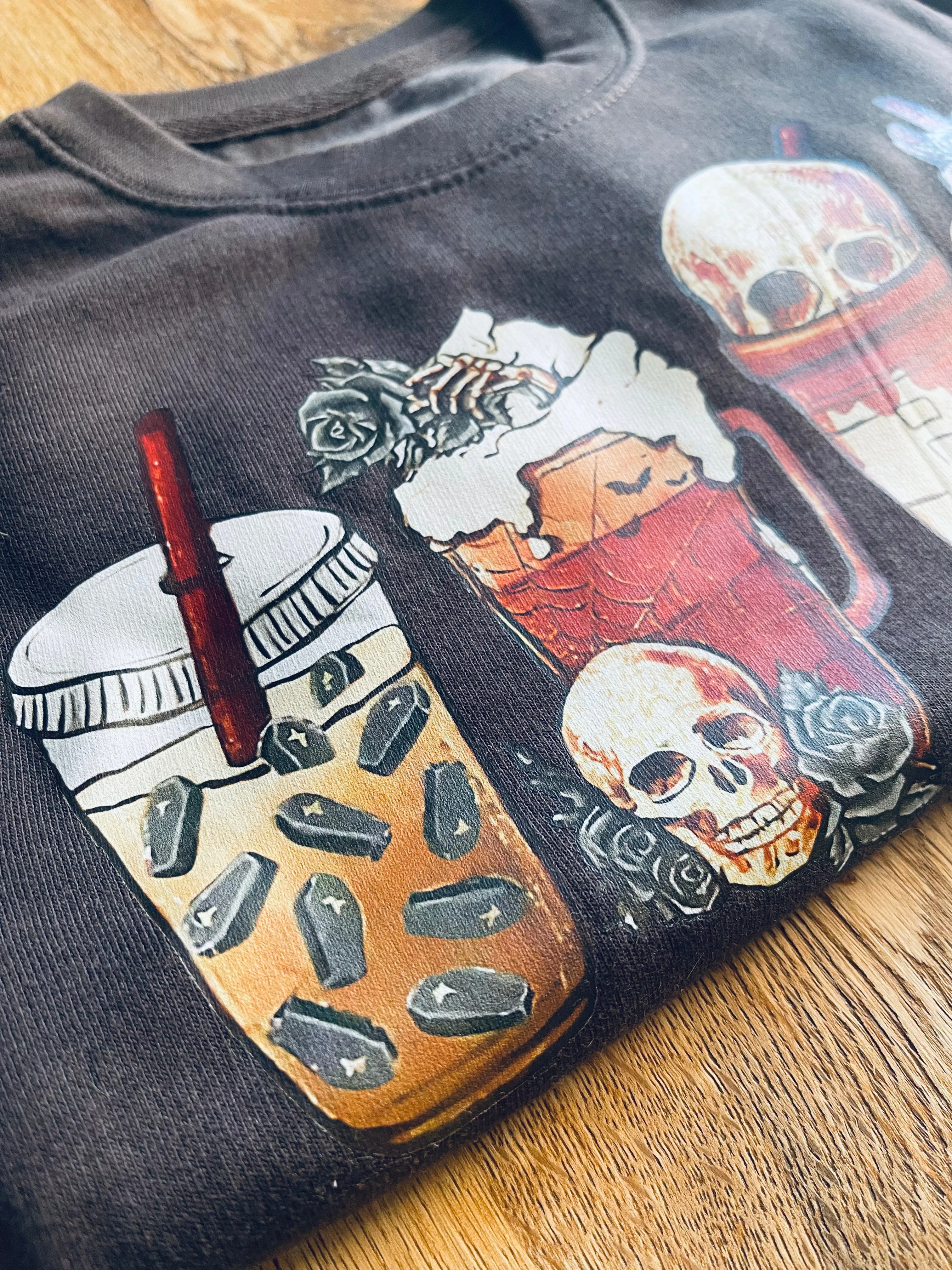 Halloween Coffee Sweater - 3-4 Years