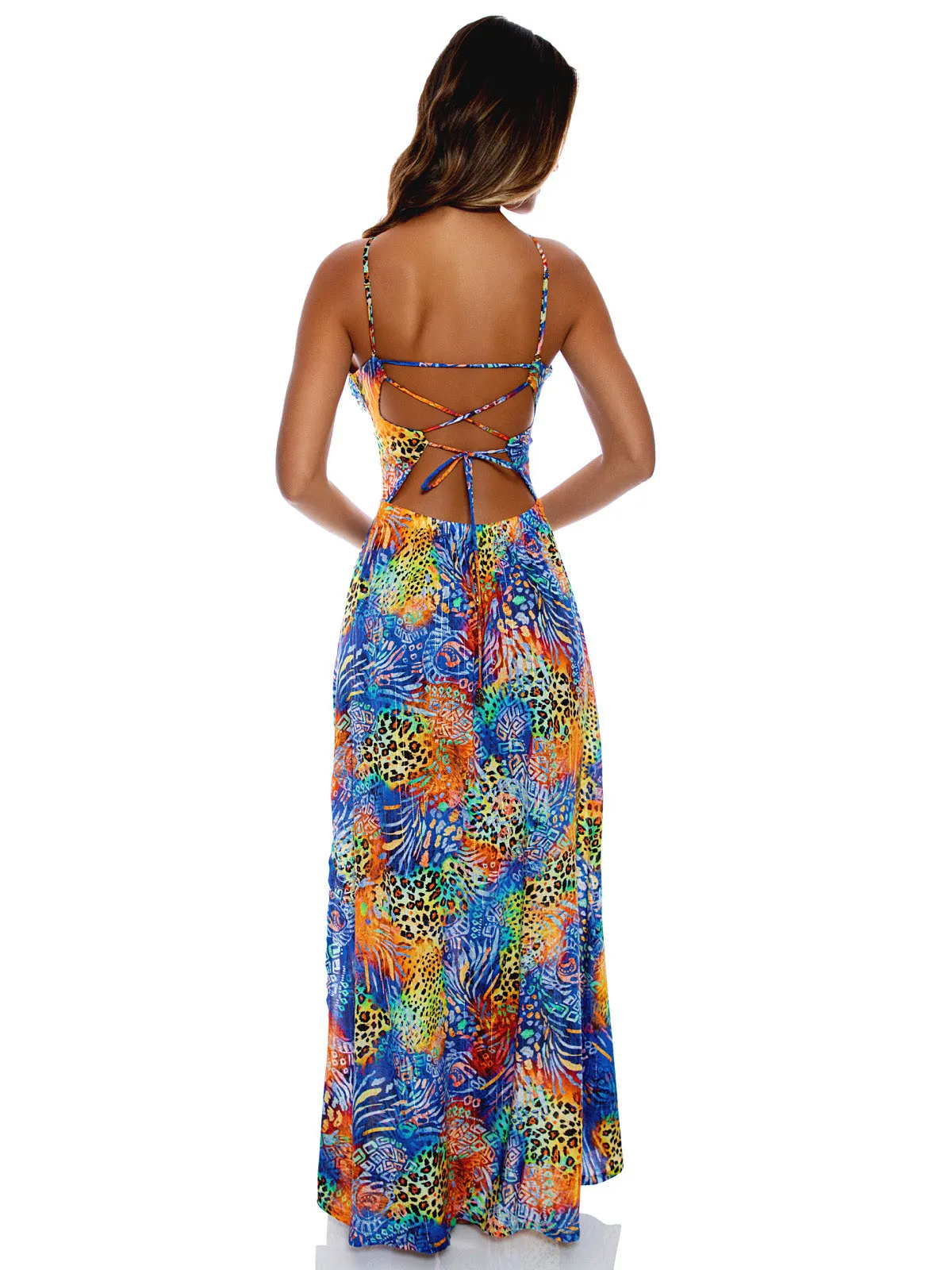 Halter Ring Long Dress