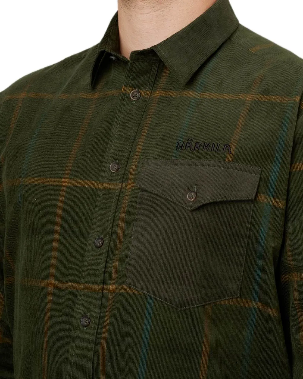 Harkila Kaldfjord Corduroy Check Shirt