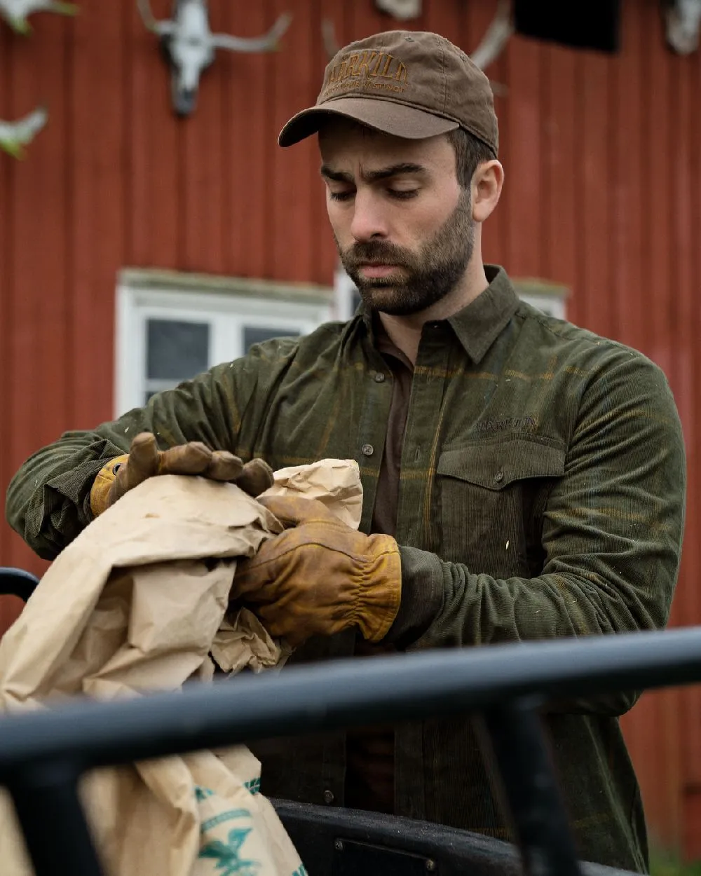 Harkila Kaldfjord Corduroy Check Shirt