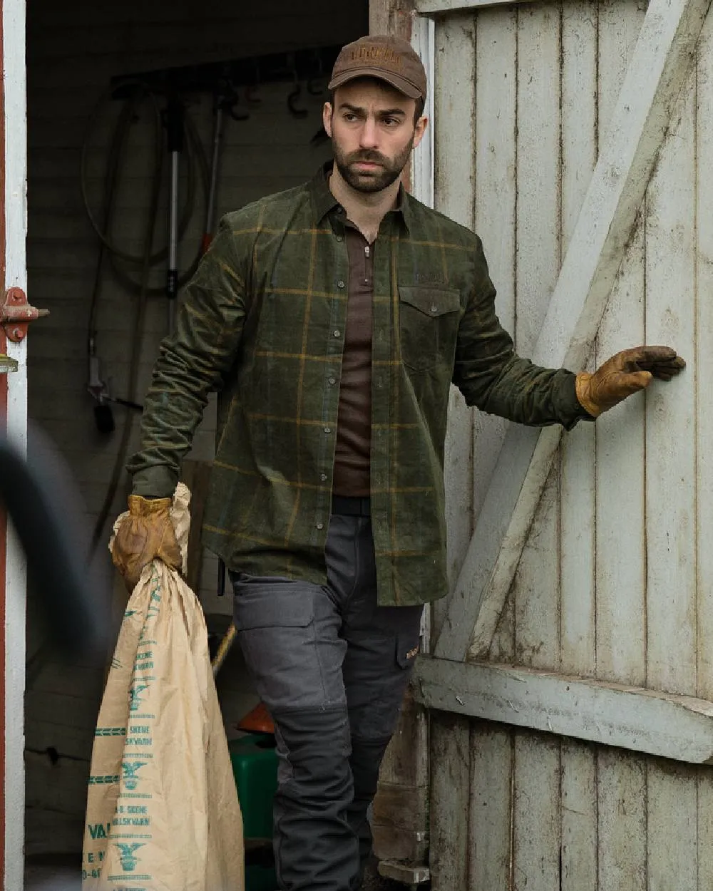 Harkila Kaldfjord Corduroy Check Shirt