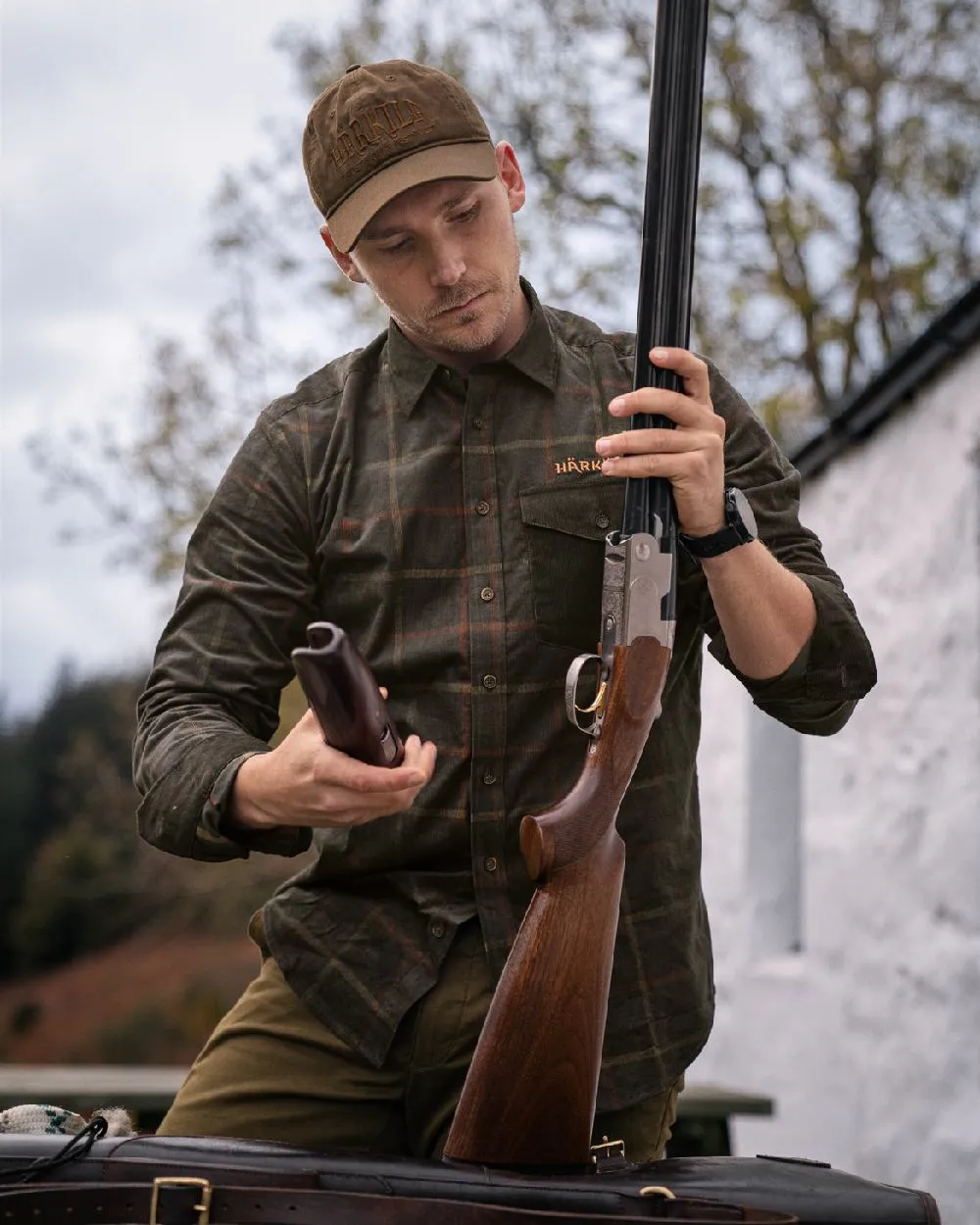 Harkila Kaldfjord Corduroy Check Shirt