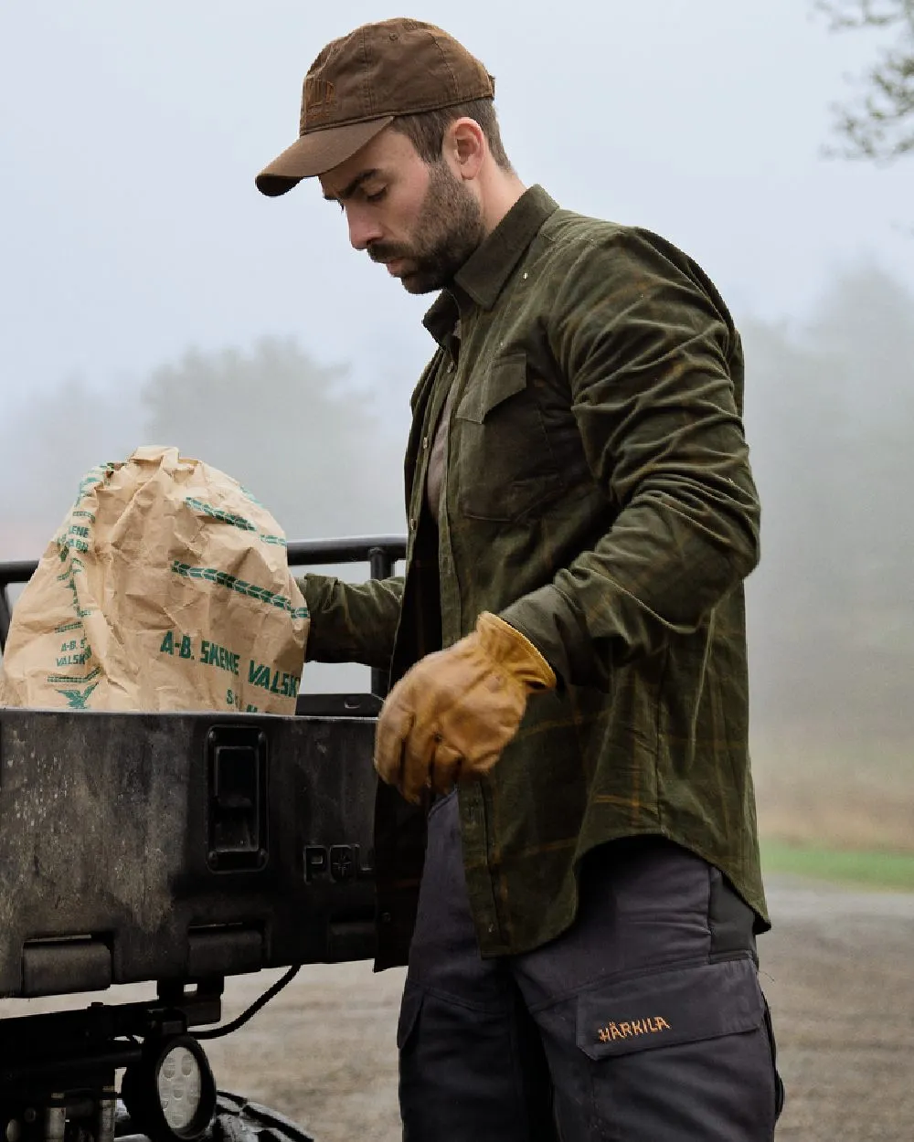 Harkila Kaldfjord Corduroy Check Shirt