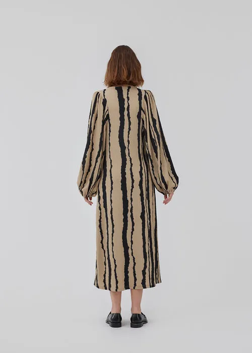HarlandMD Print Dress - Torn Lines