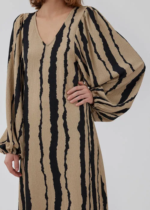 HarlandMD Print Dress - Torn Lines