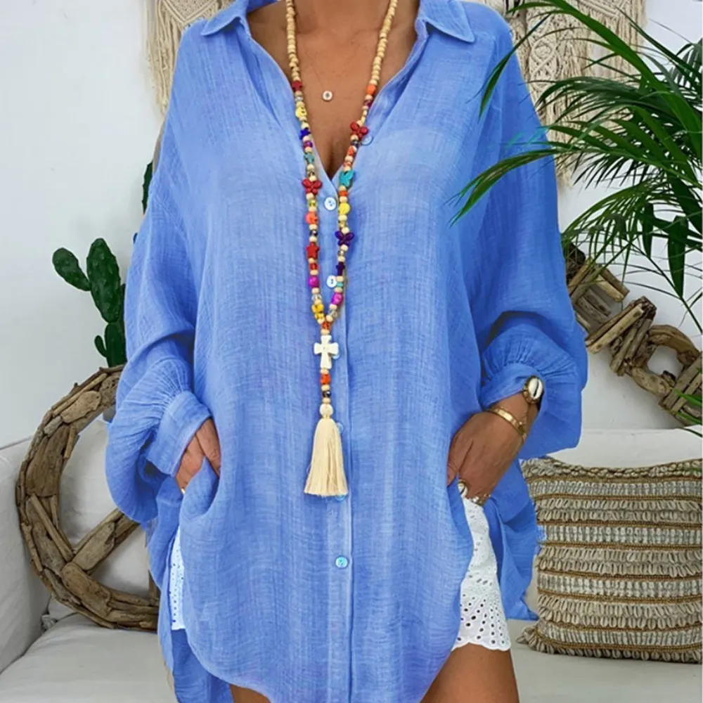 Haydée® | Oversized Button-Down Shirt