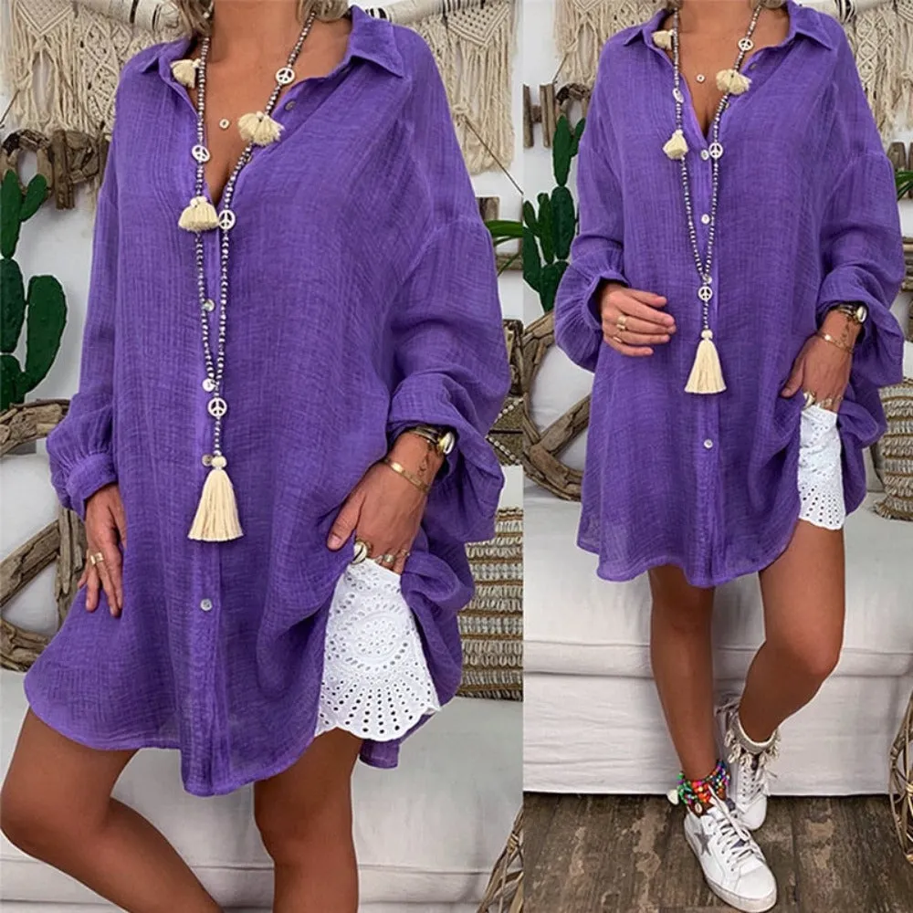 Haydée® | Oversized Button-Down Shirt