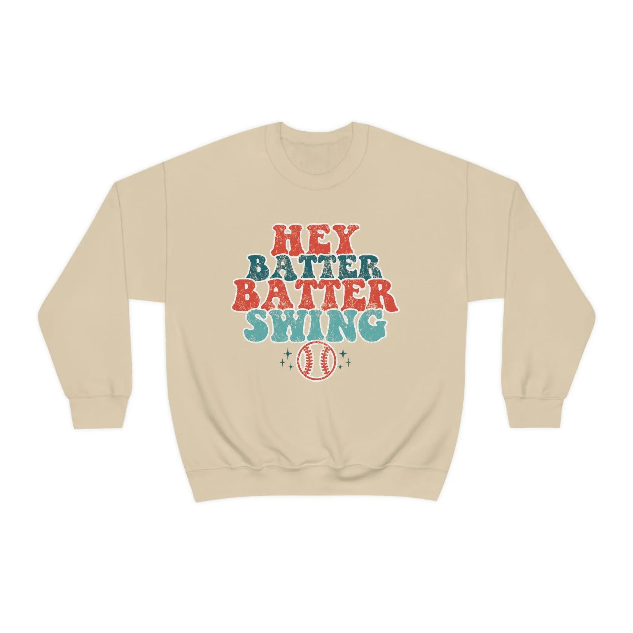 Hazel Blues® | Hey Batter Batter Swing Graphic Sweatshirt