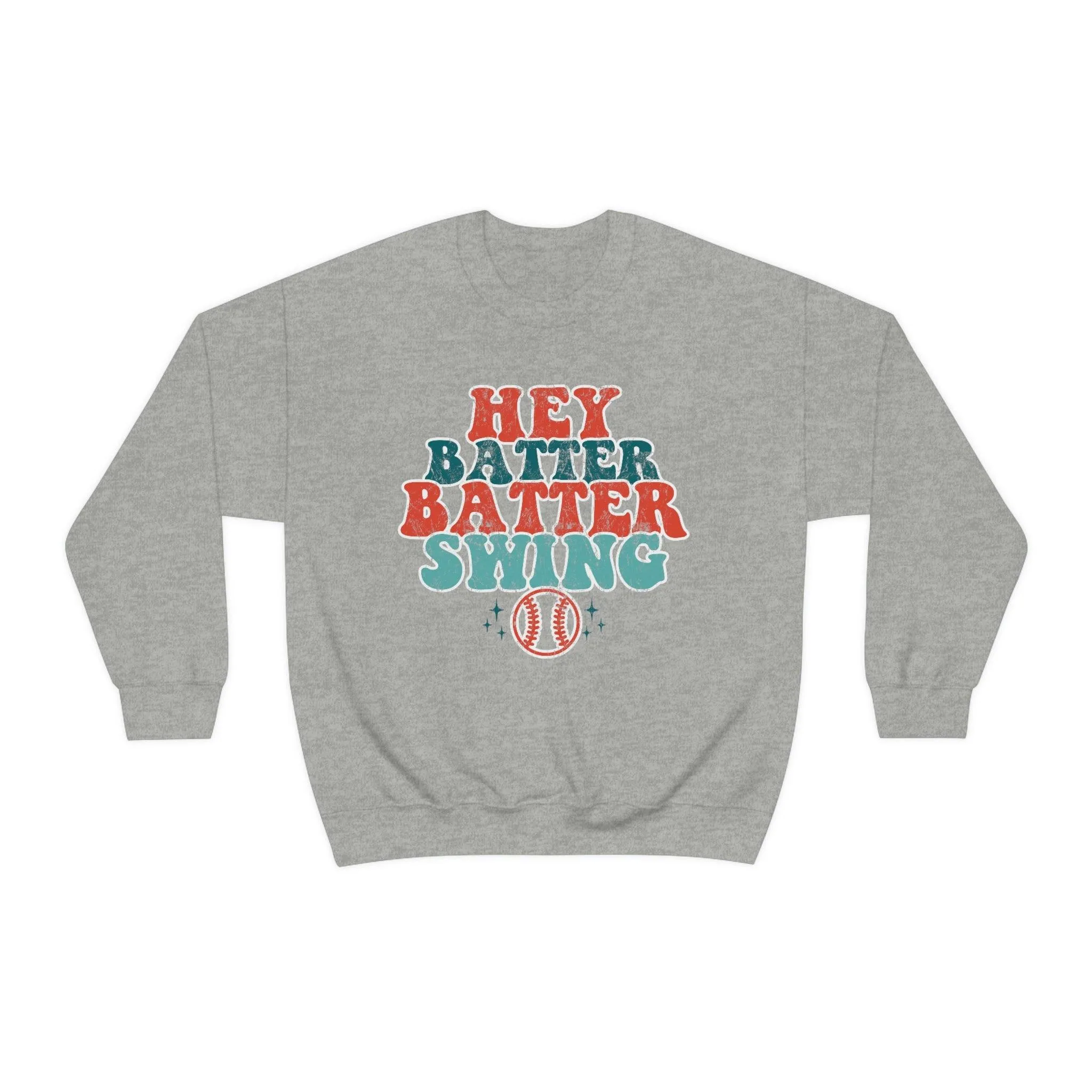 Hazel Blues® | Hey Batter Batter Swing Graphic Sweatshirt
