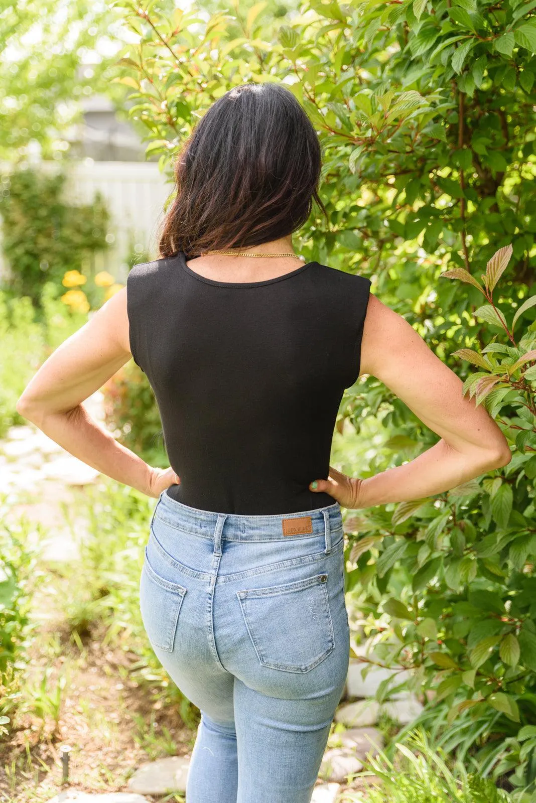 Hazel Blues® | Promise Bodysuit in Black