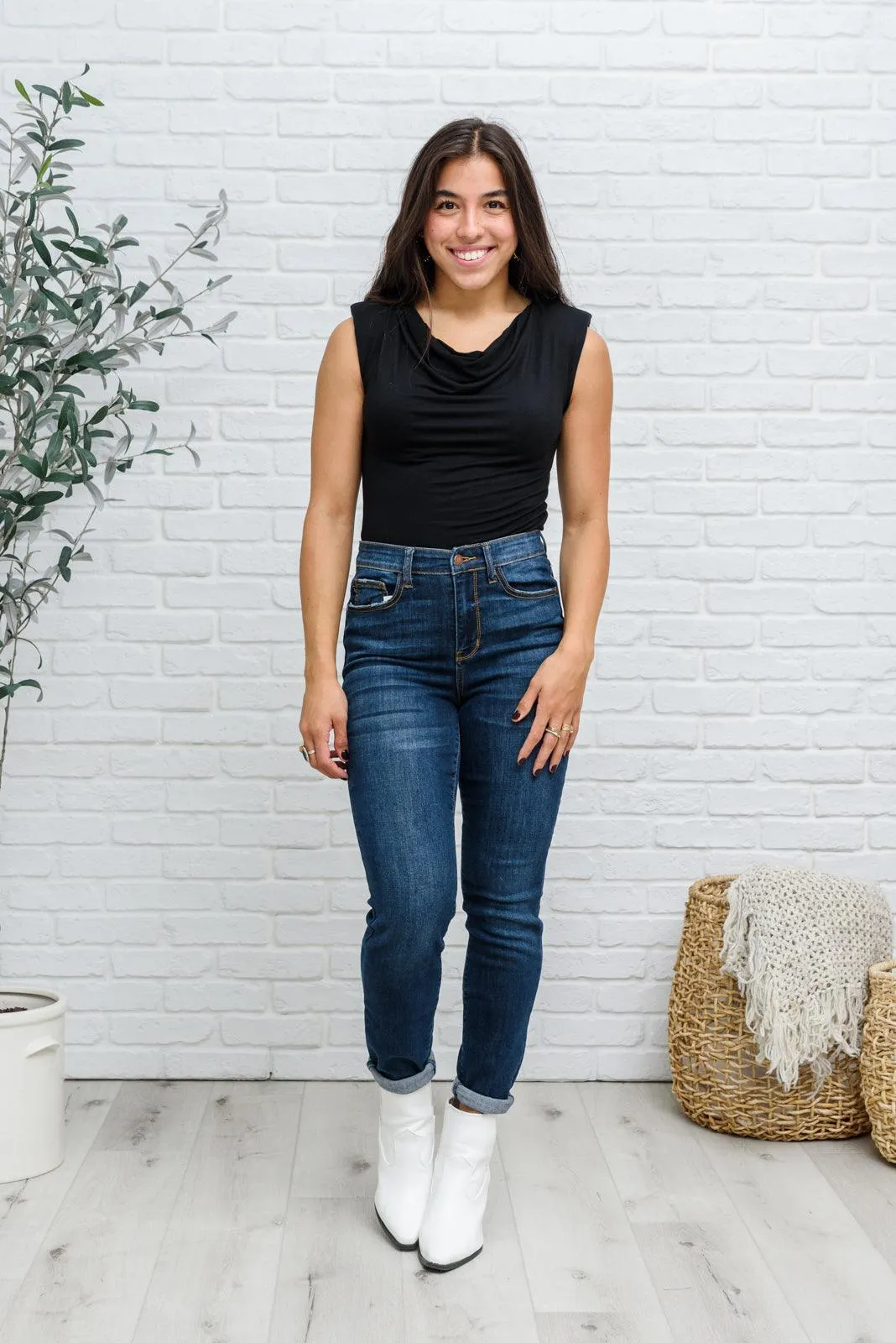 Hazel Blues® | Promise Bodysuit in Black
