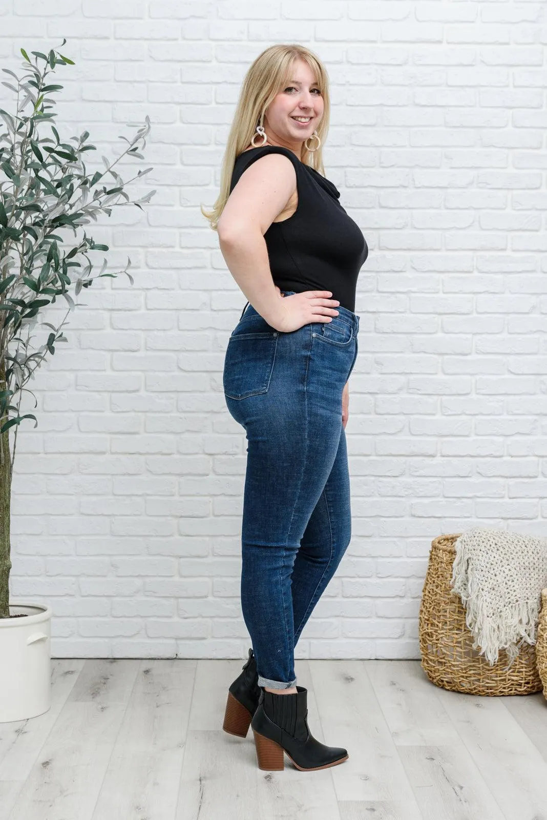 Hazel Blues® | Promise Bodysuit in Black