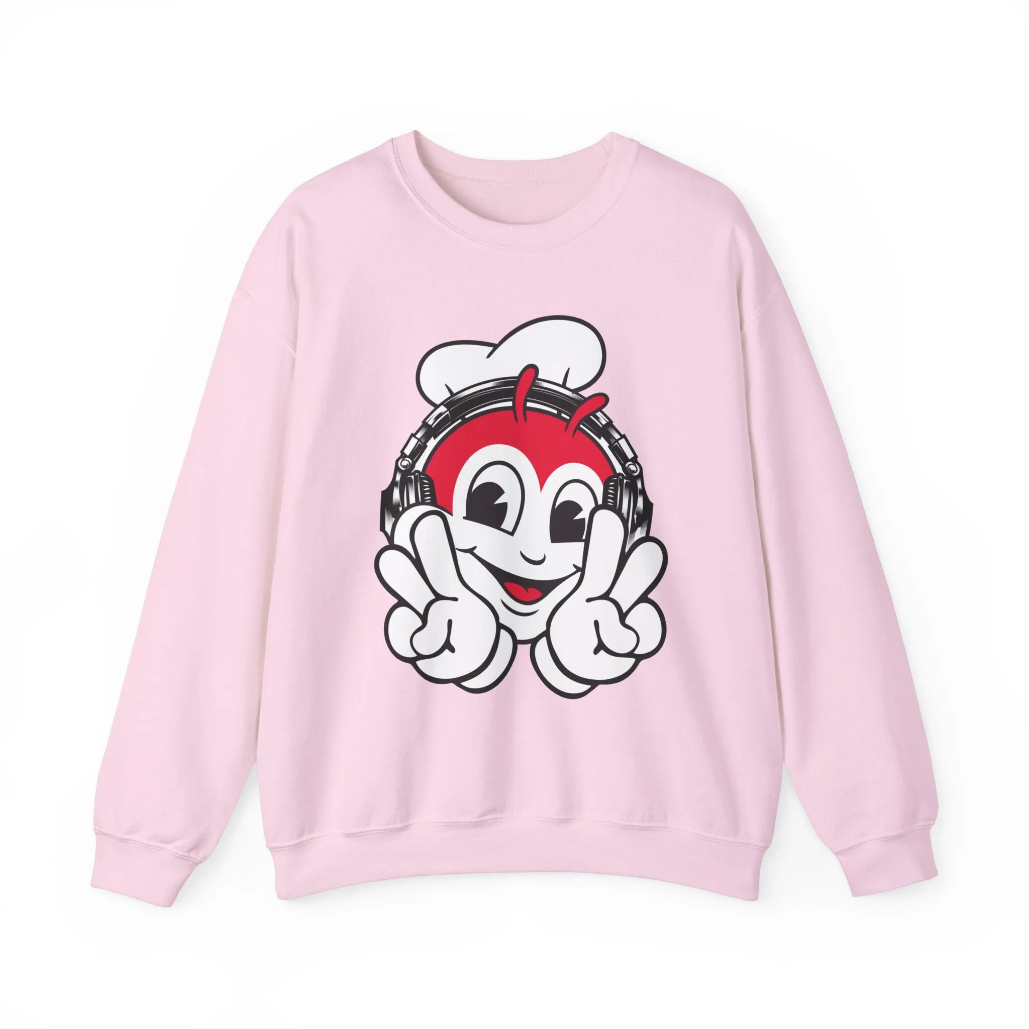 Headphones and Peace Jollibee Unisex Heavy Blend™ Crewneck Sweatshirt
