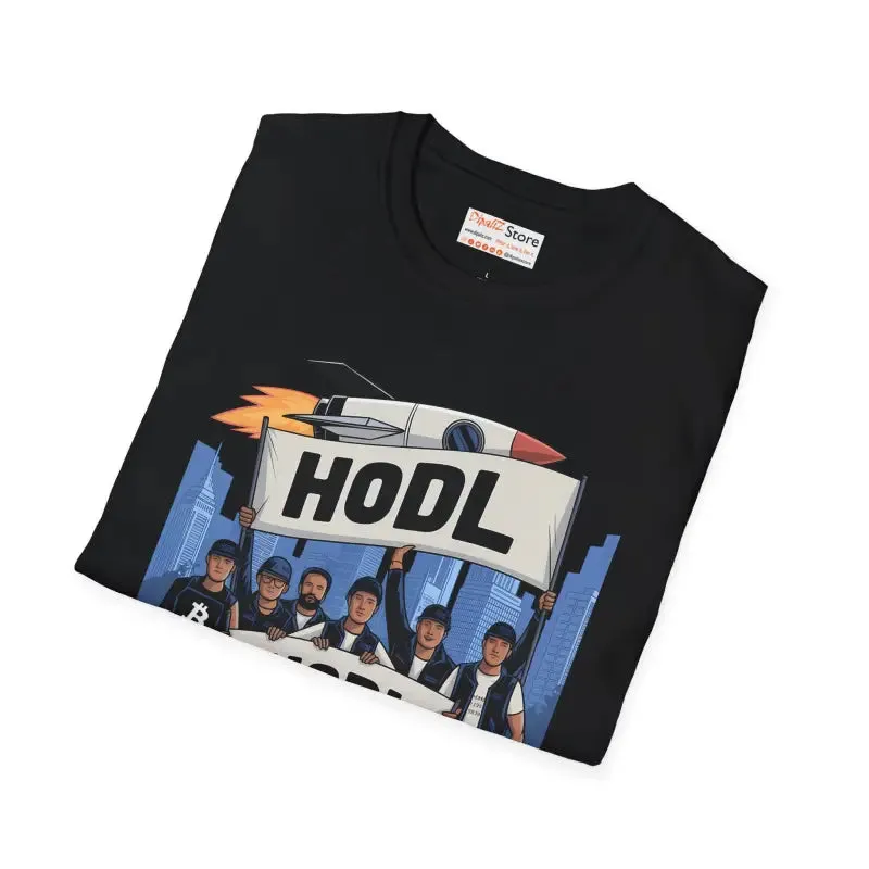 Hodl Gang Rocket Unisex Tee Launches your Style