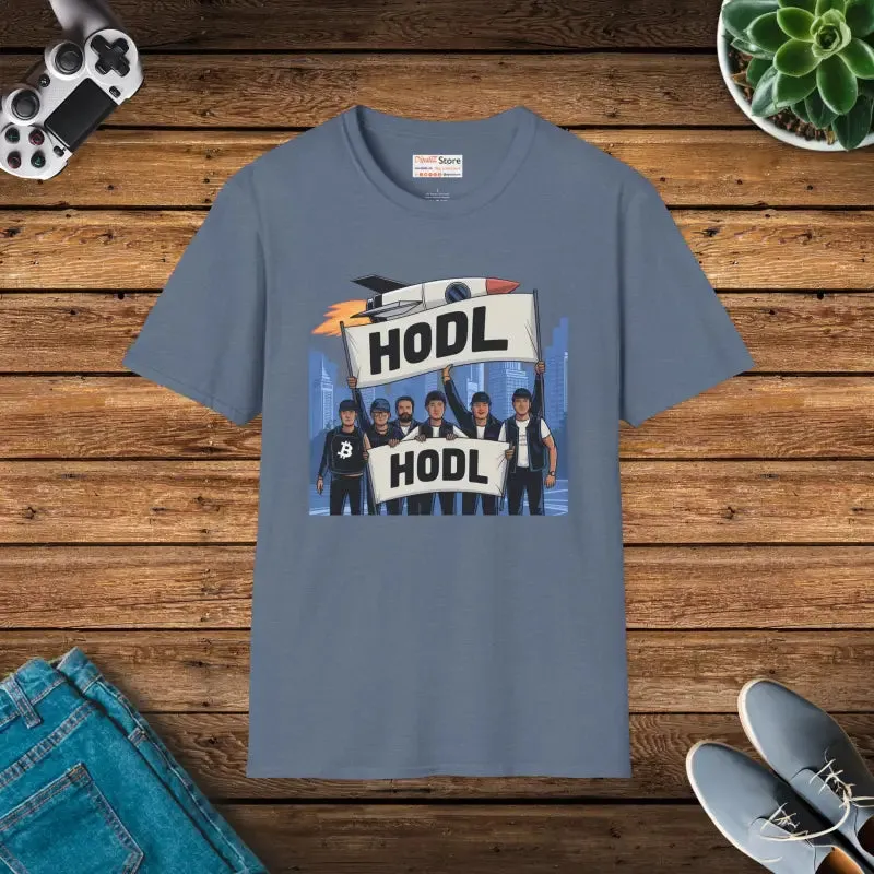 Hodl Gang Rocket Unisex Tee Launches your Style